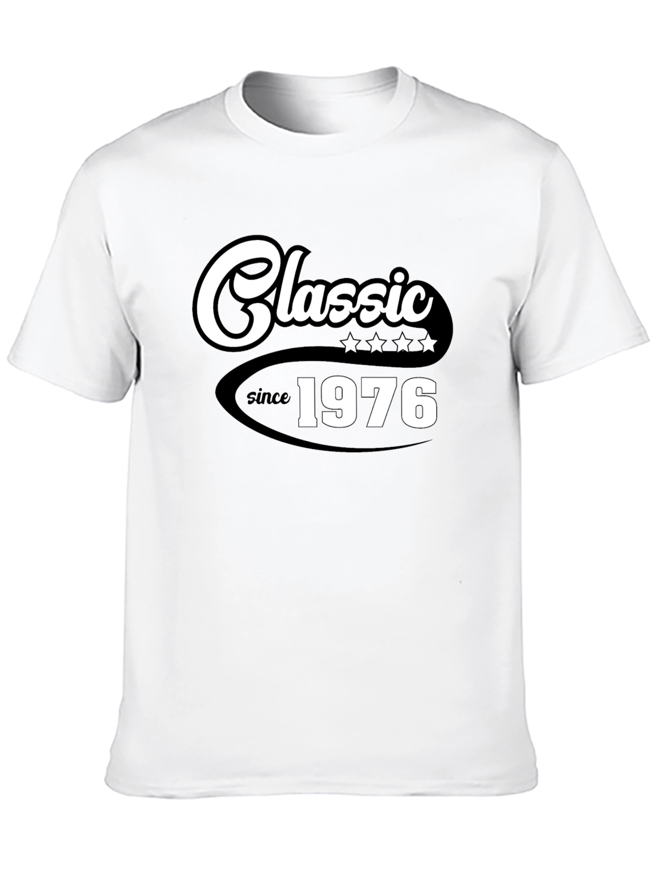 Classic Since 1976 Black Graphic Tee