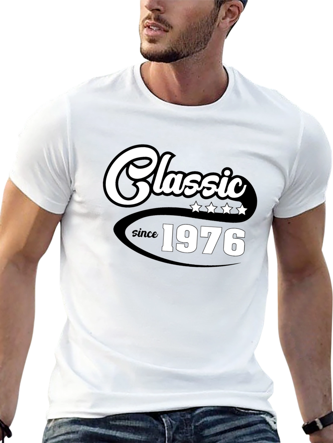 Classic Since 1976 Black Graphic Tee