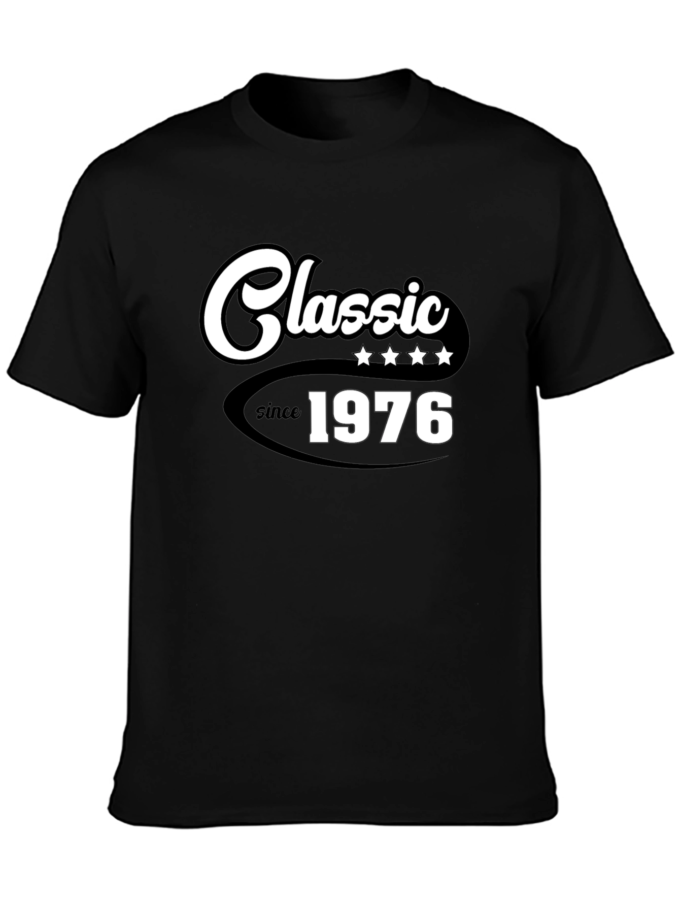 Classic Since 1976 Black Graphic Tee
