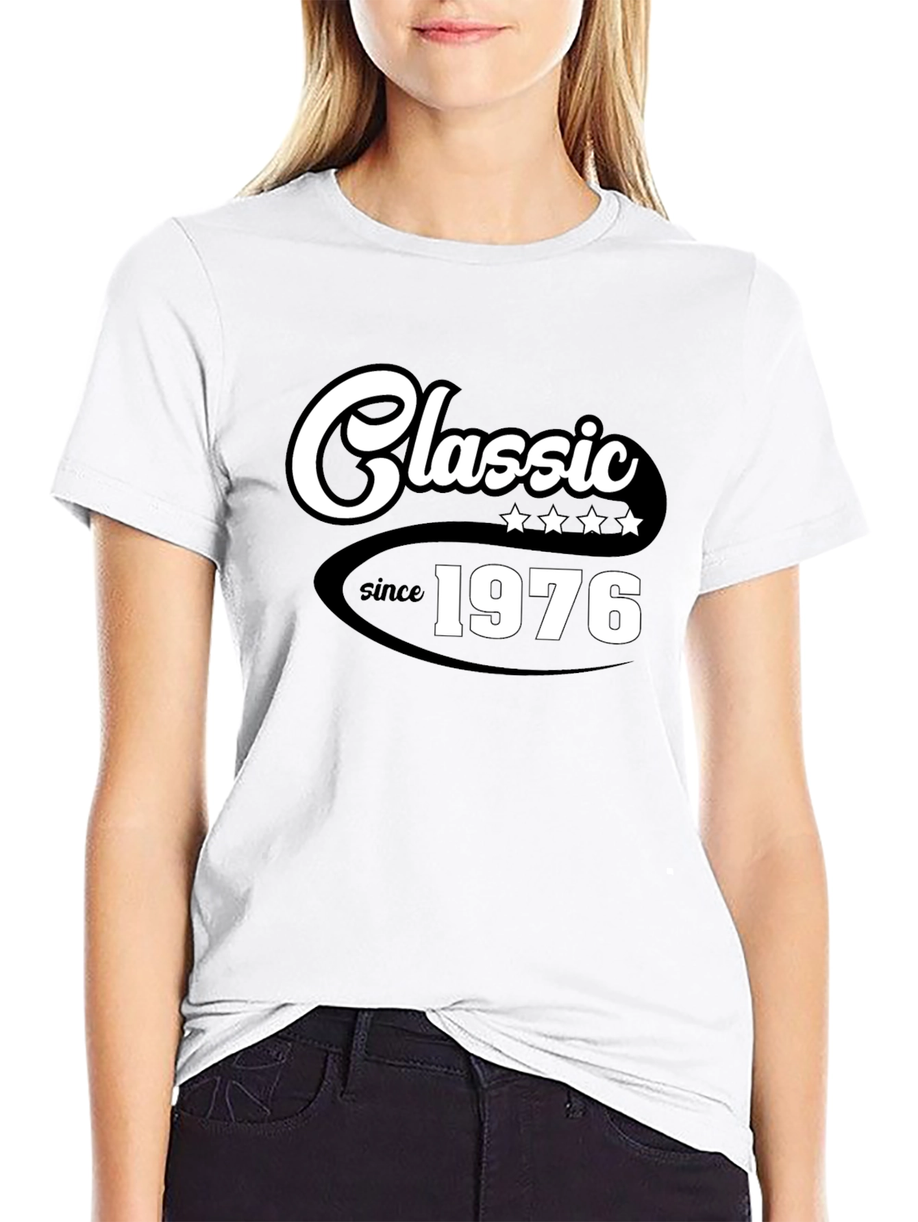 Classic Since 1976 Black Graphic Tee