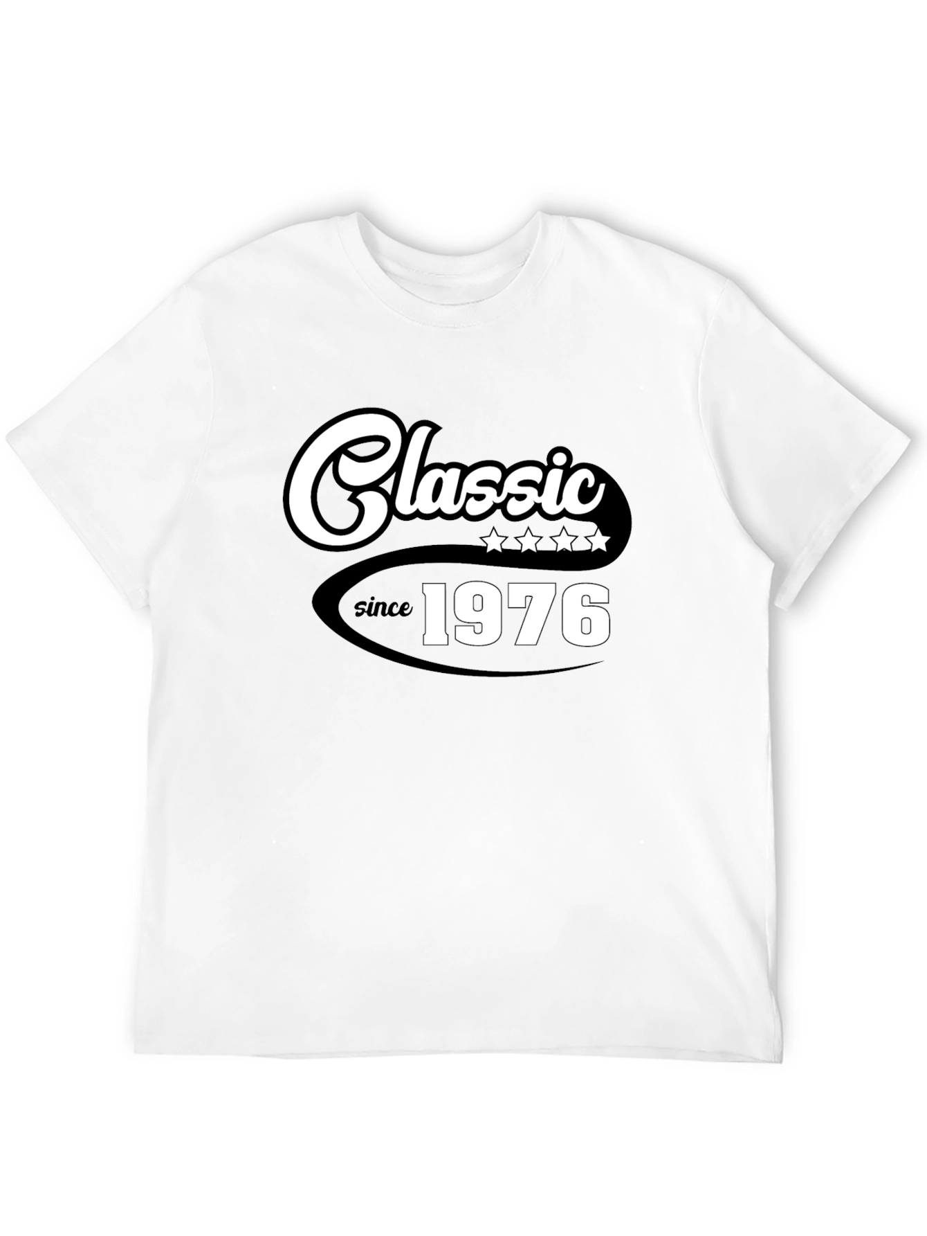 Classic Since 1976 Black Graphic Tee