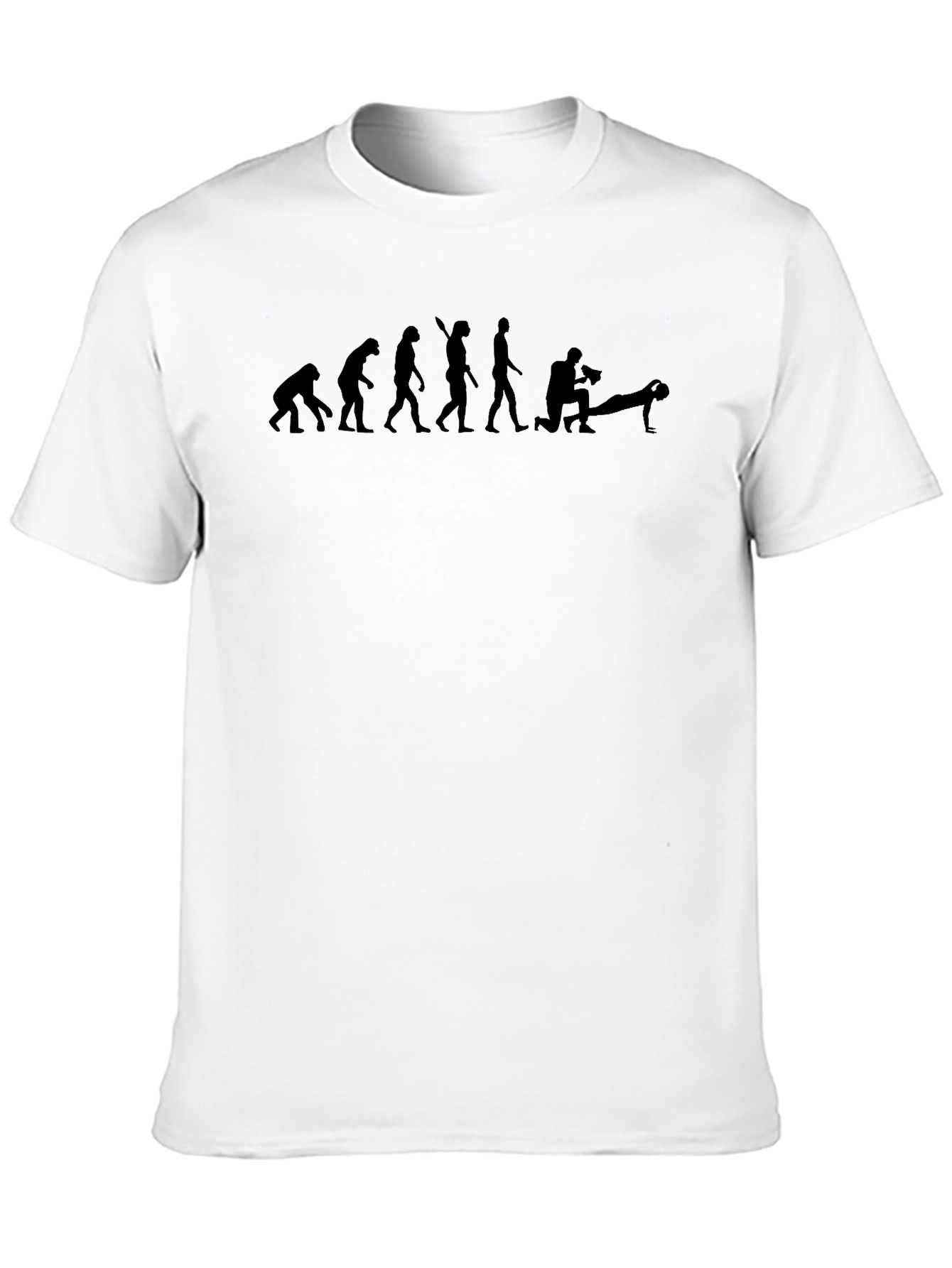 Evolution of Exercise Black T-Shirt