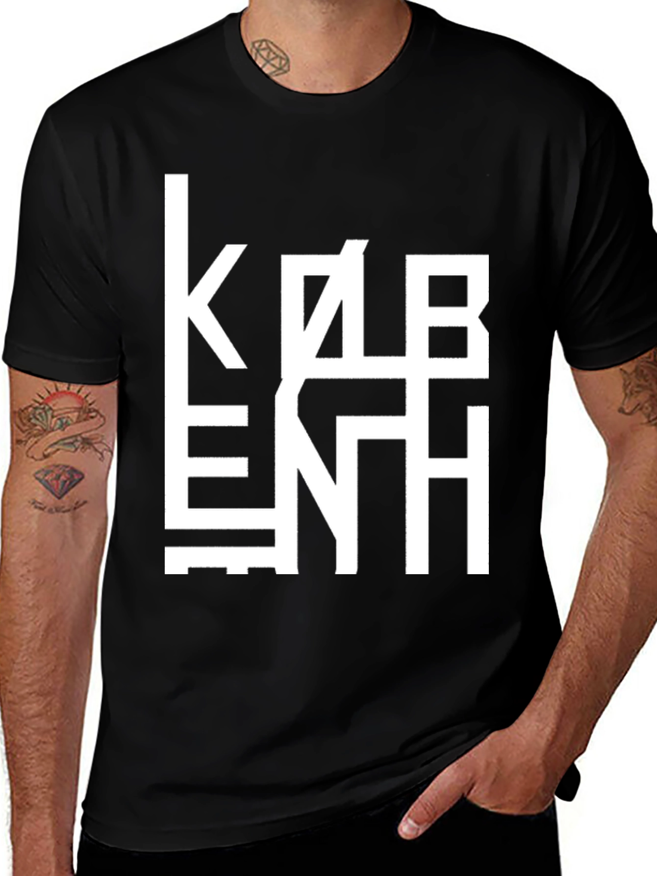Abstract Graphic Tee - Bold Style