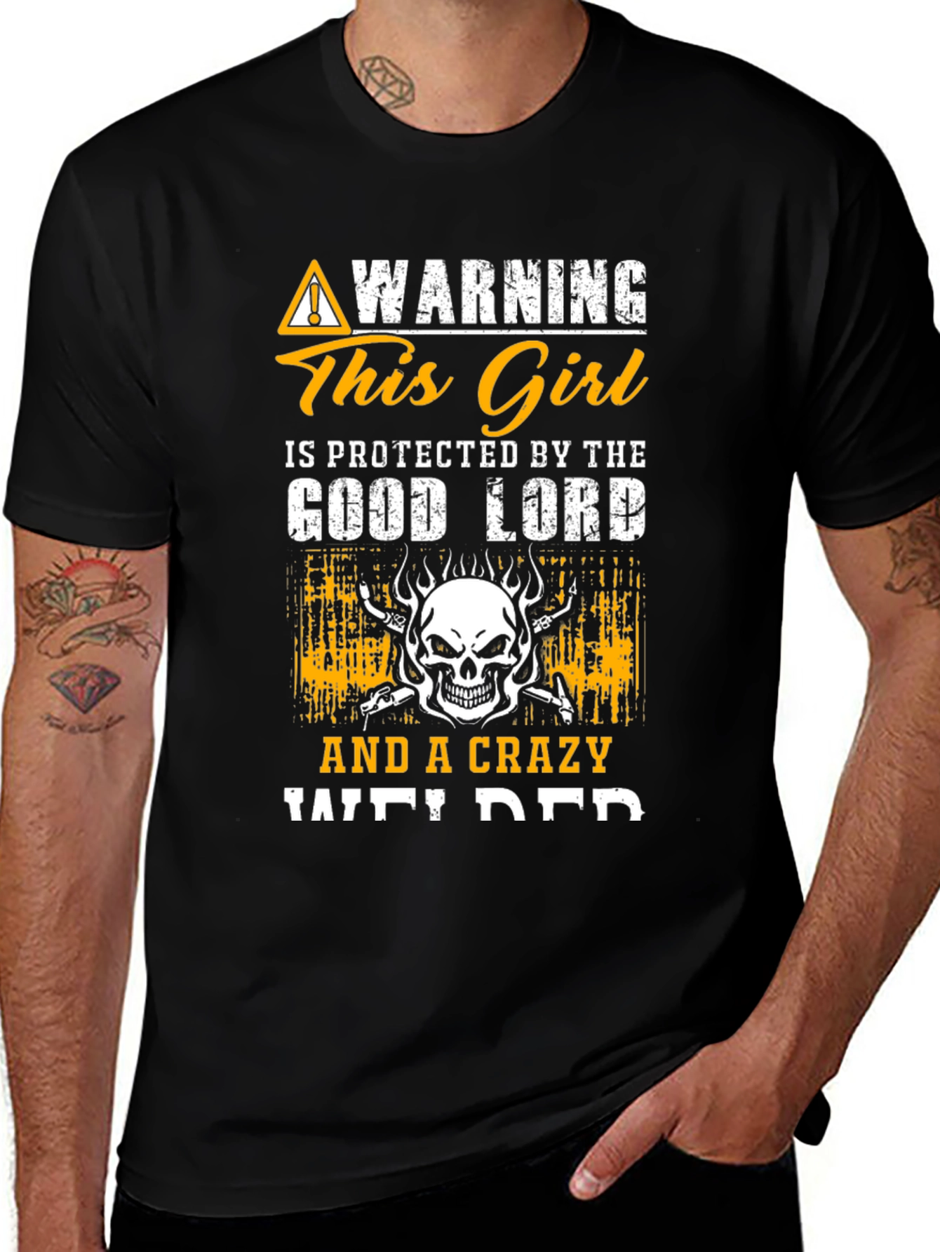 Protected Girl Welder T-Shirt