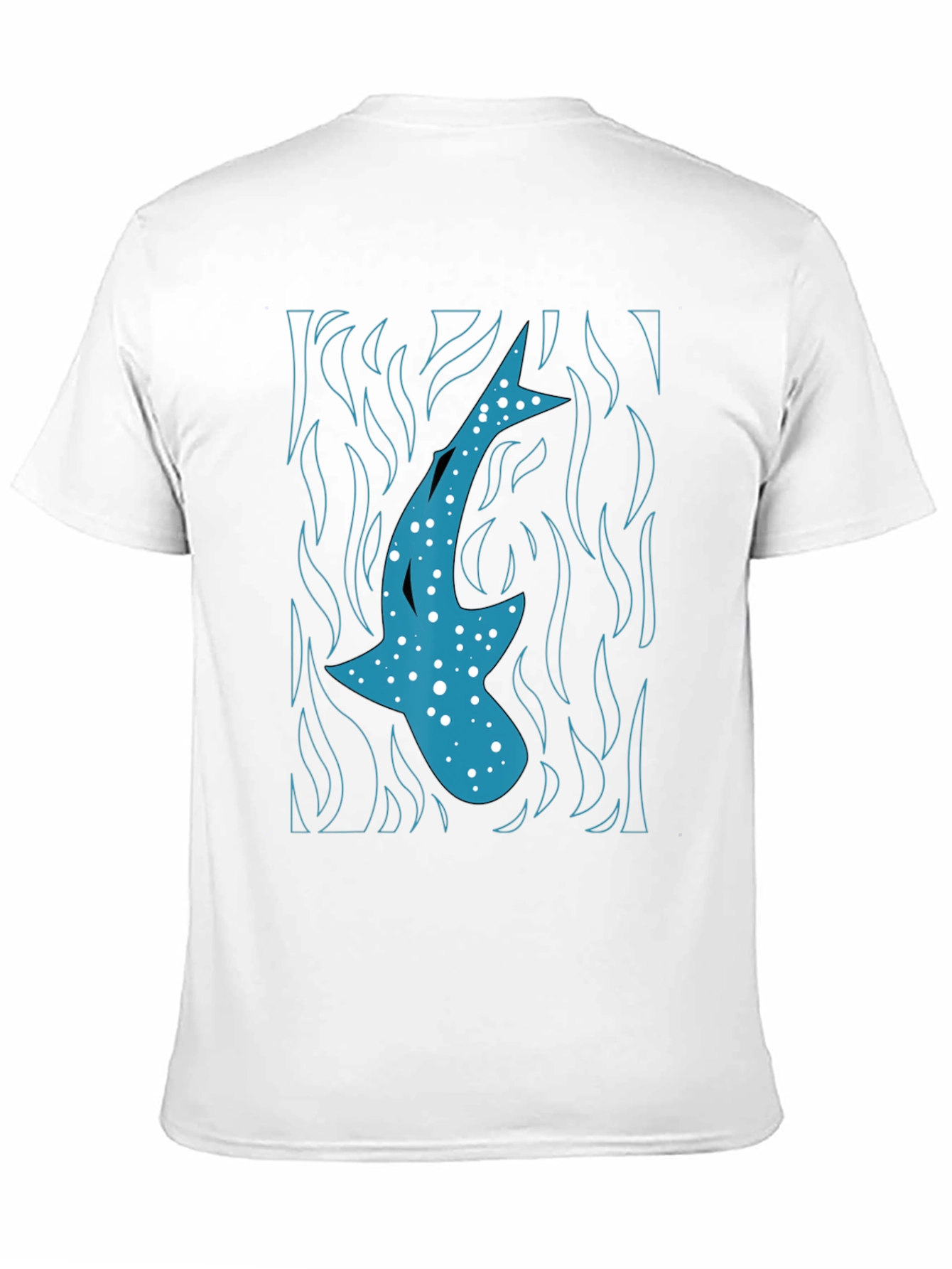 Whale Shark Graphic Tee - Mens Black T-Shirt