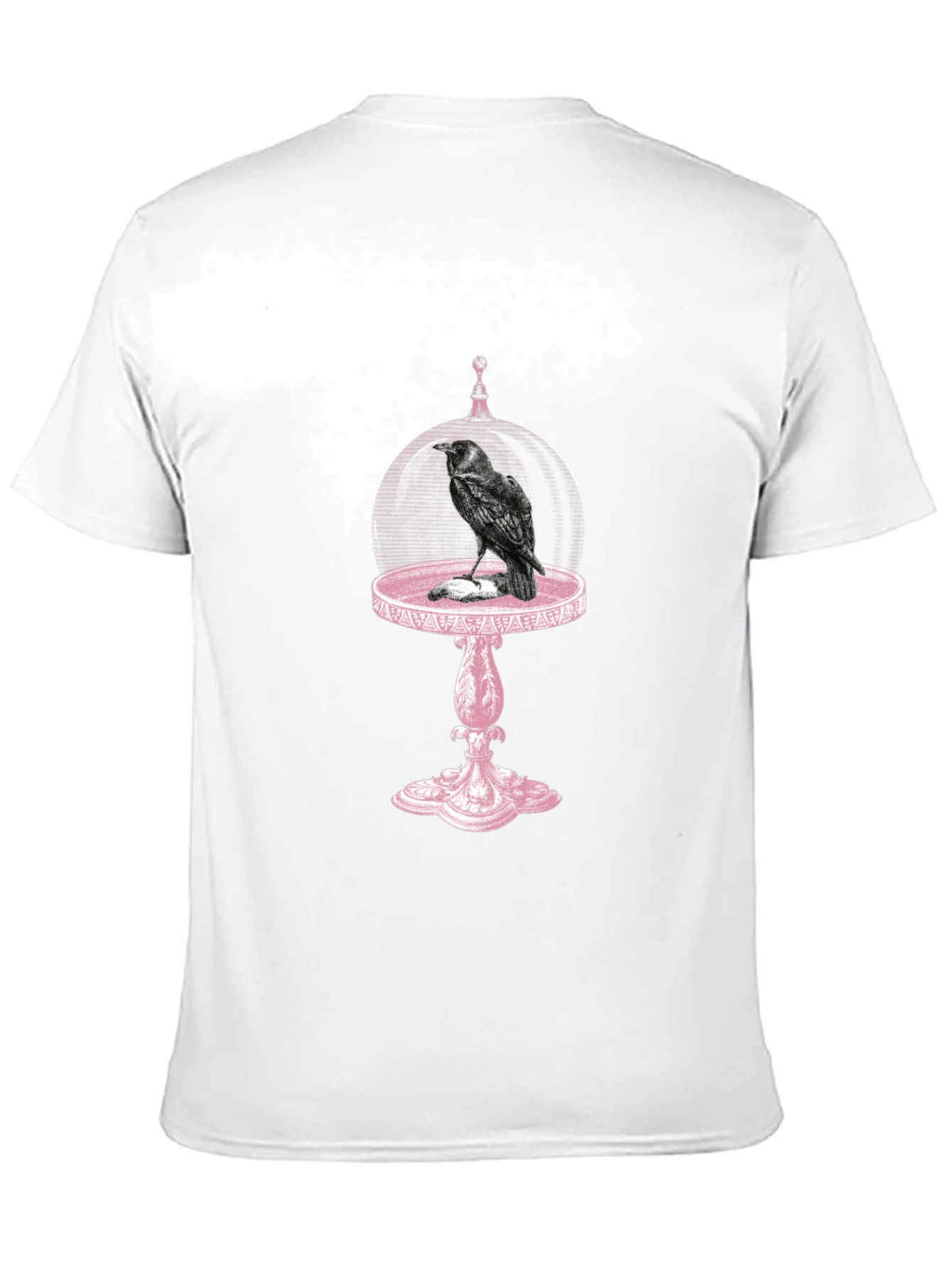 Raven on Table T-Shirt - Gothic Style