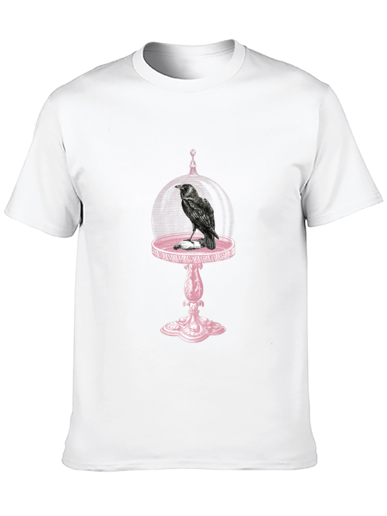 Raven on Table T-Shirt - Gothic Style