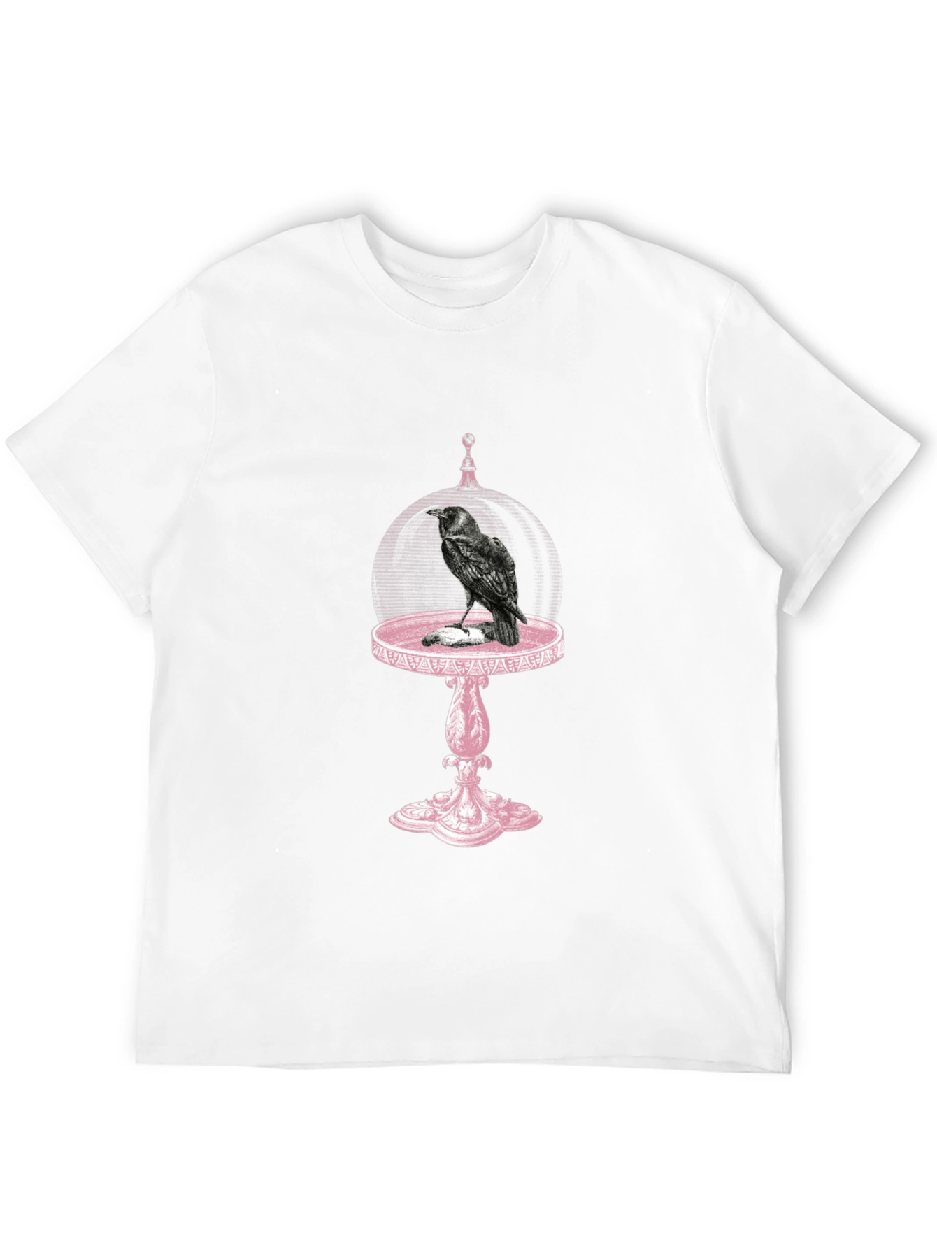 Raven on Table T-Shirt - Gothic Style