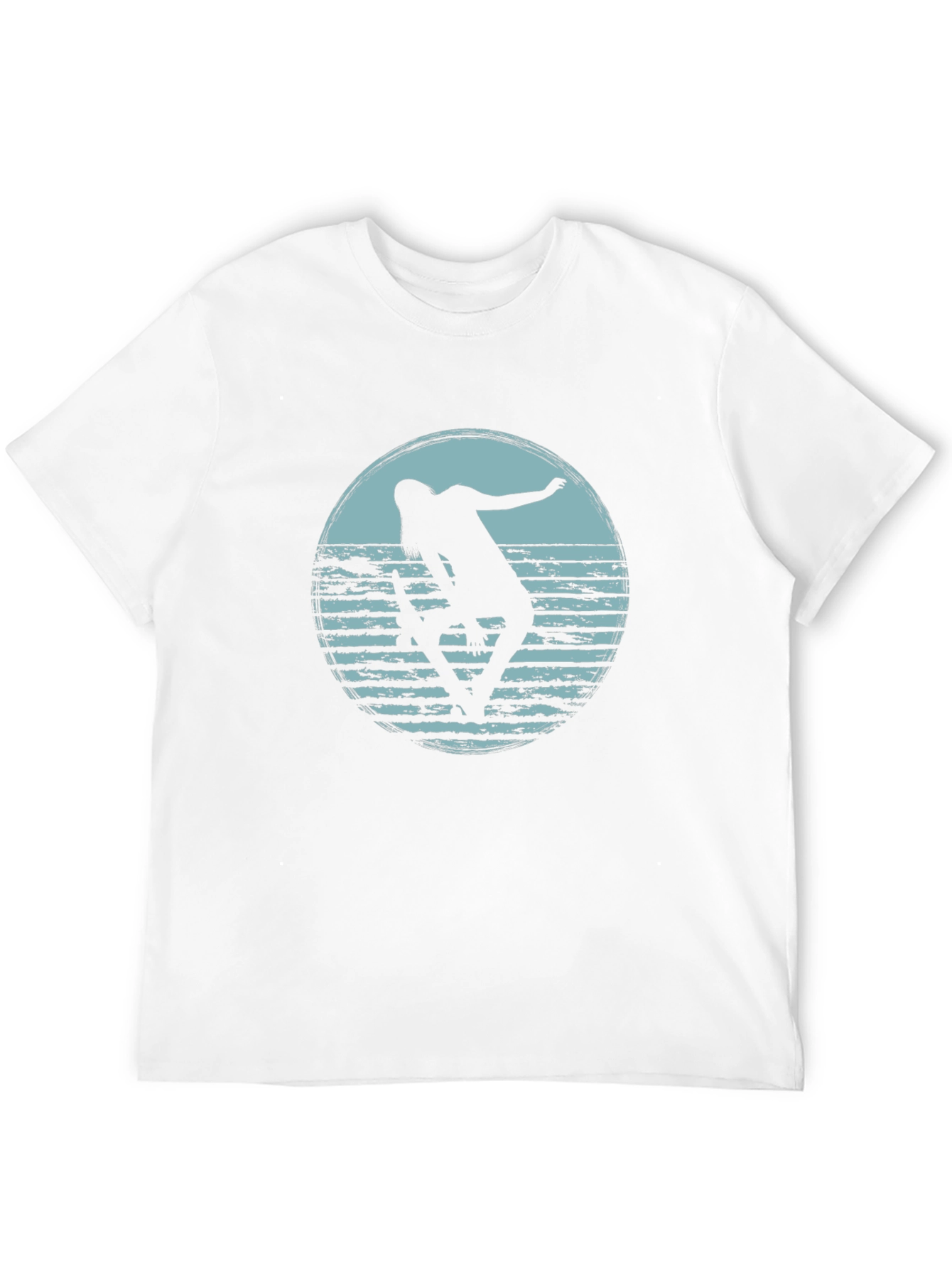 Retro Skateboarder Tee - Cool Graphic T-Shirt