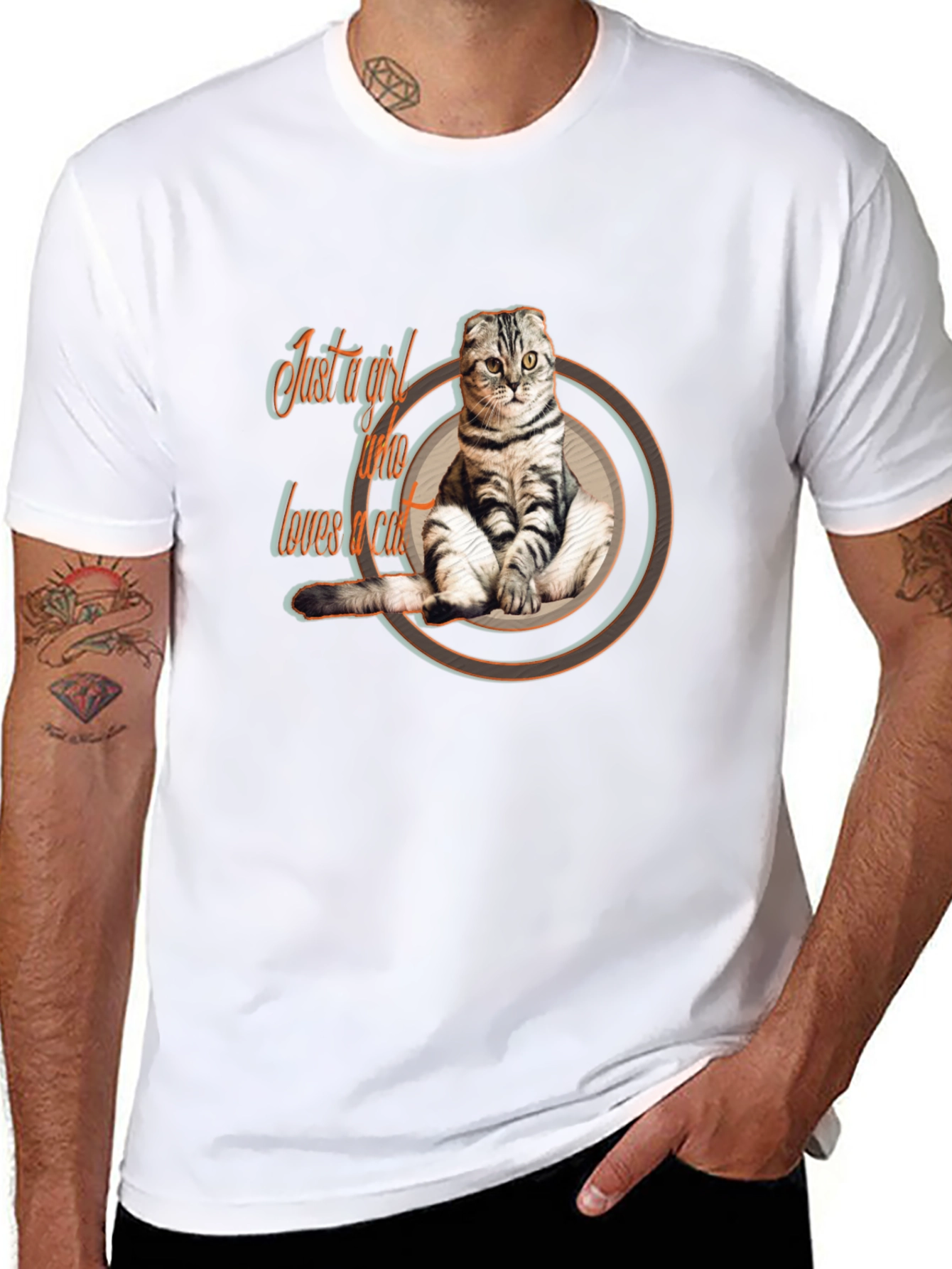 Just a Girl Who Loves Cats T-Shirt