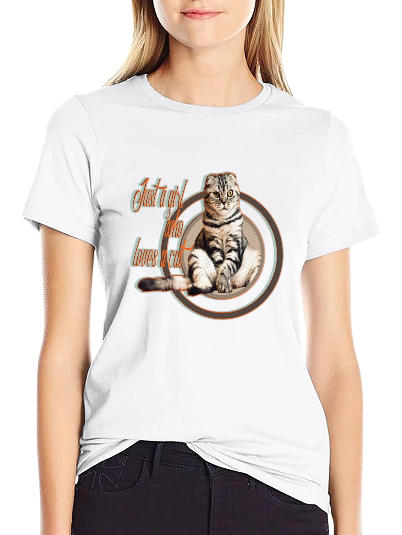 Just a Girl Who Loves Cats T-Shirt