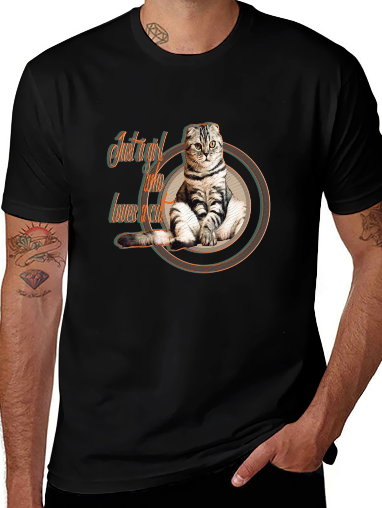 Just a Girl Who Loves Cats T-Shirt