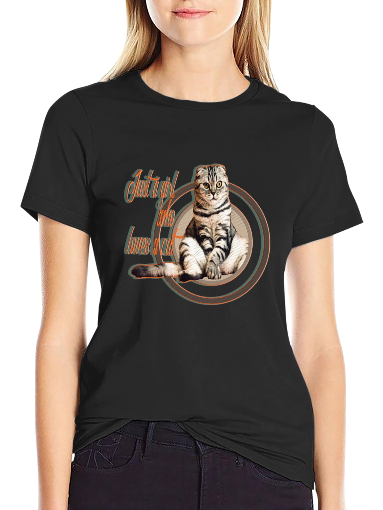 Just a Girl Who Loves Cats T-Shirt