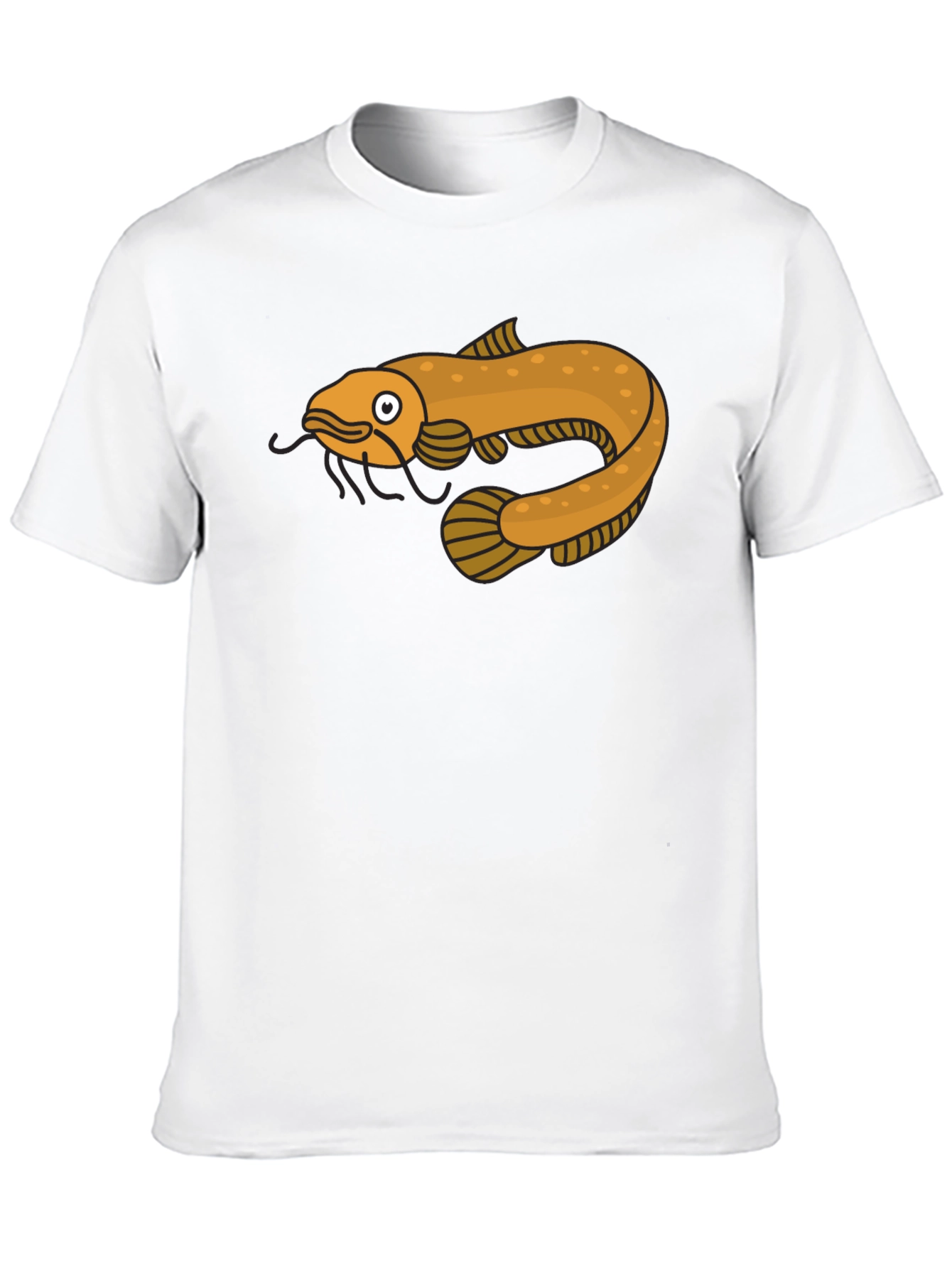 Cool Catfish Graphic T-Shirt - Black Cotton Tee