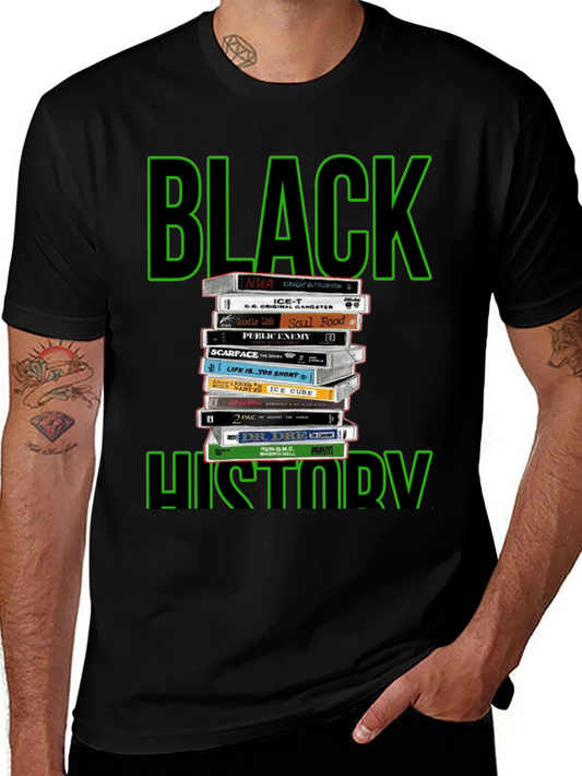 Black History Cassette Tape T-Shirt