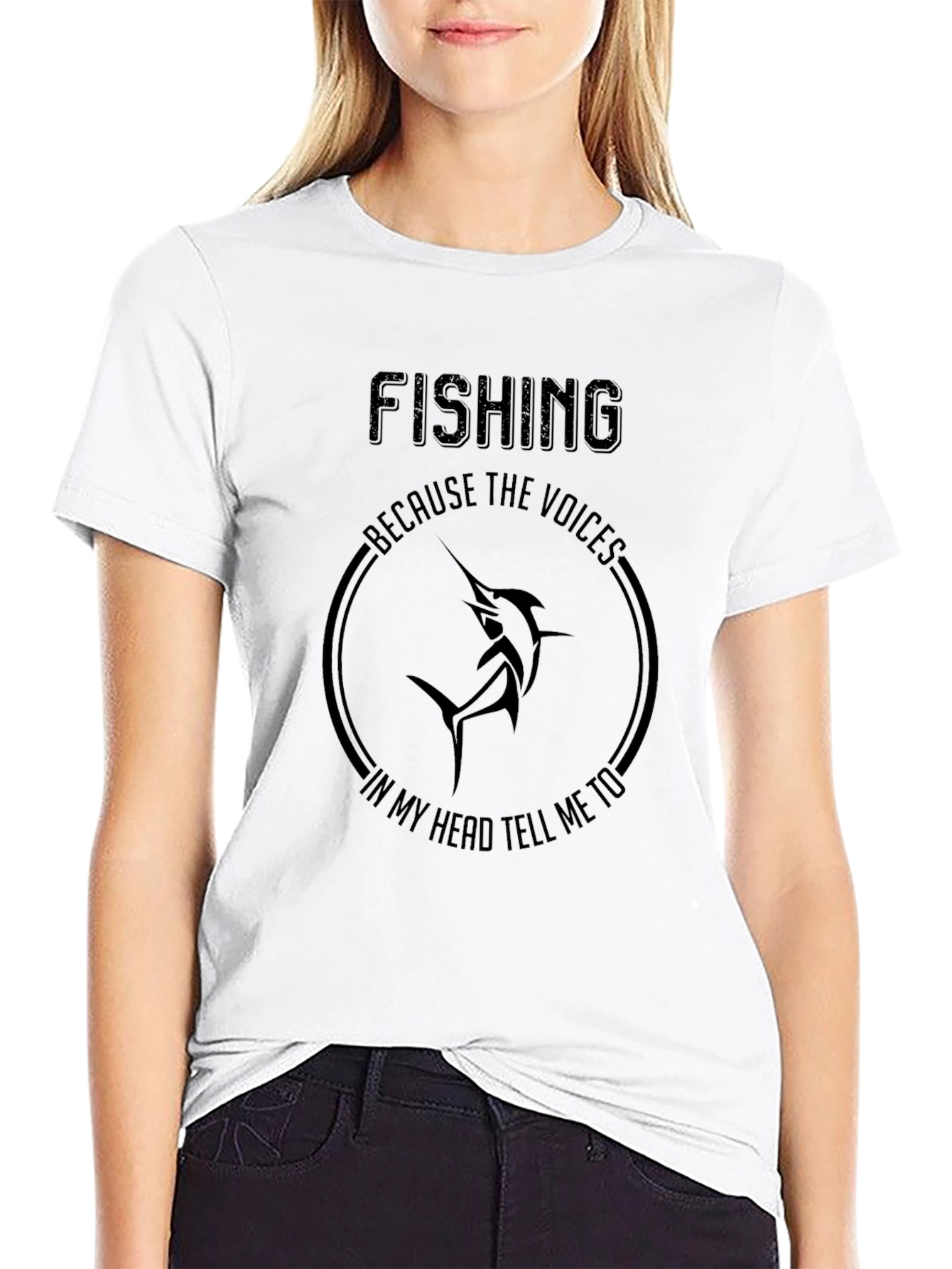 Fishing Voices Graphic T-Shirt