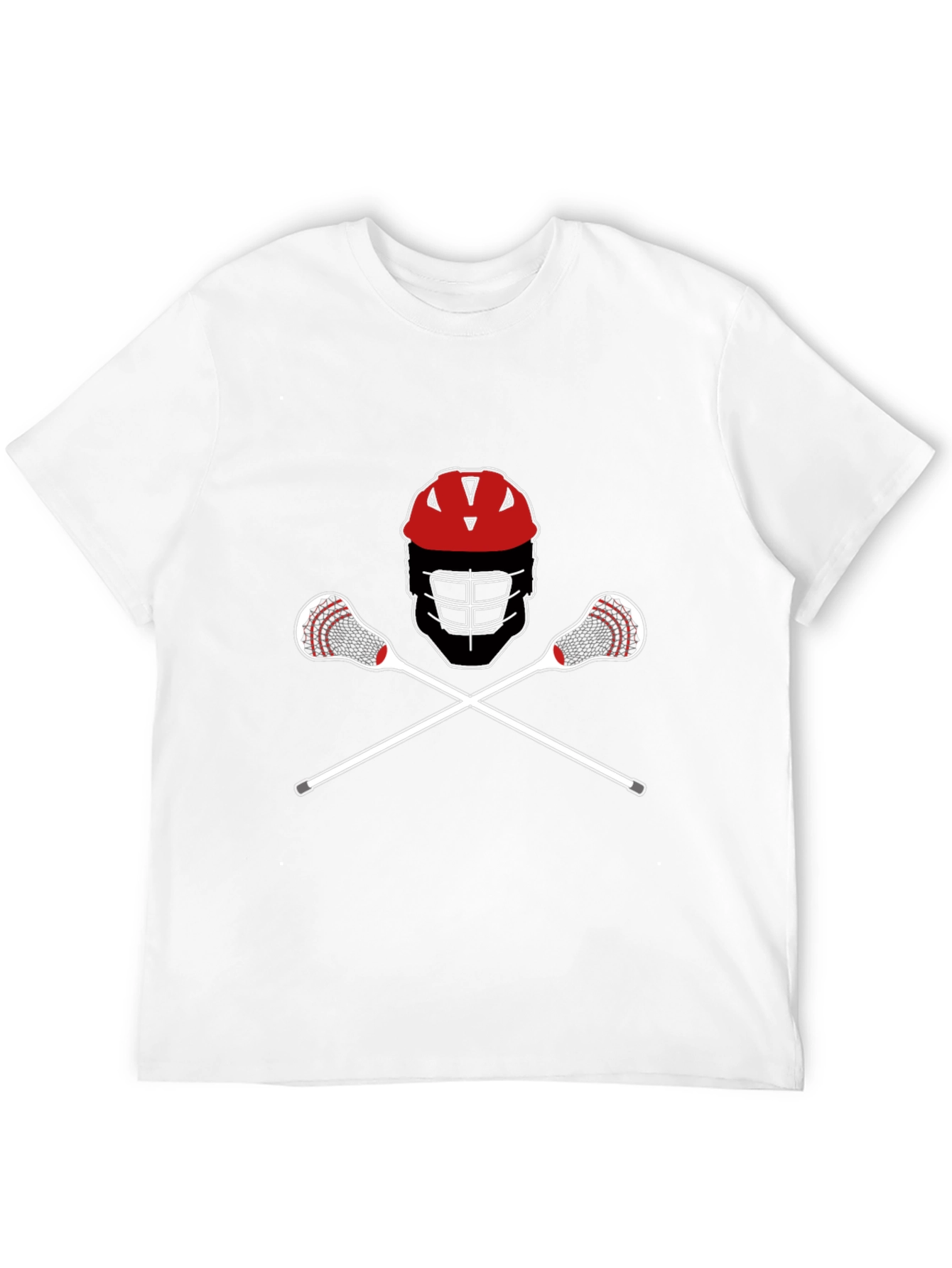 Lacrosse Helmet & Stick T-Shirt