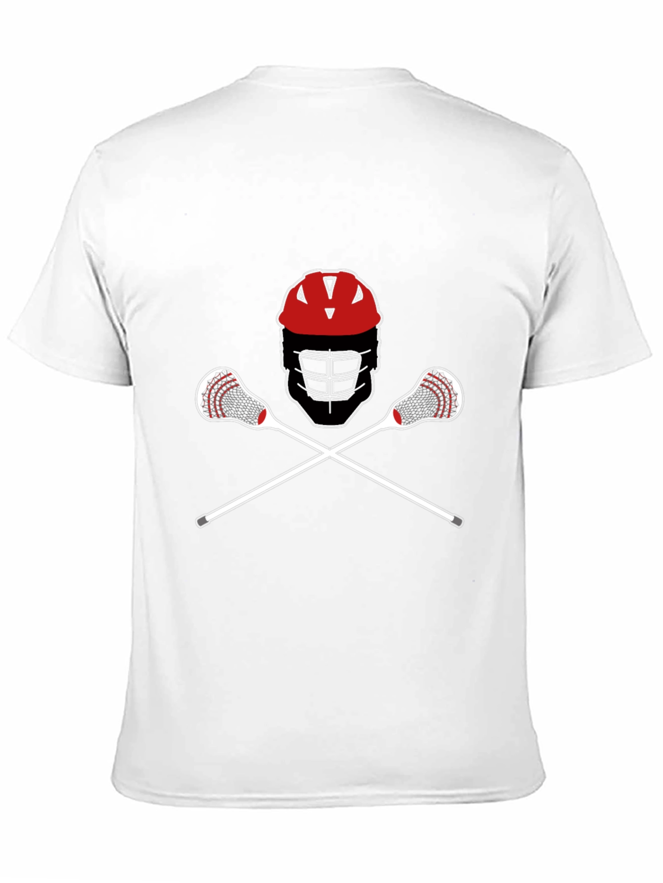 Lacrosse Helmet & Stick T-Shirt