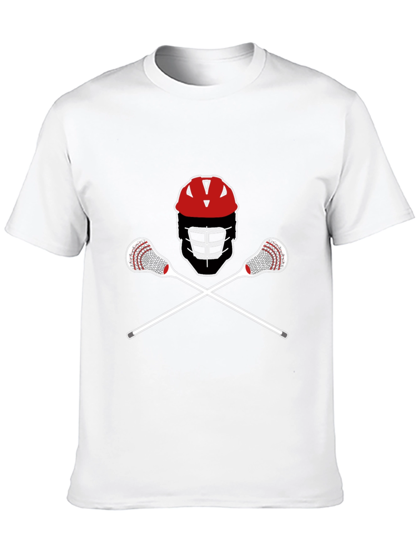 Lacrosse Helmet & Stick T-Shirt