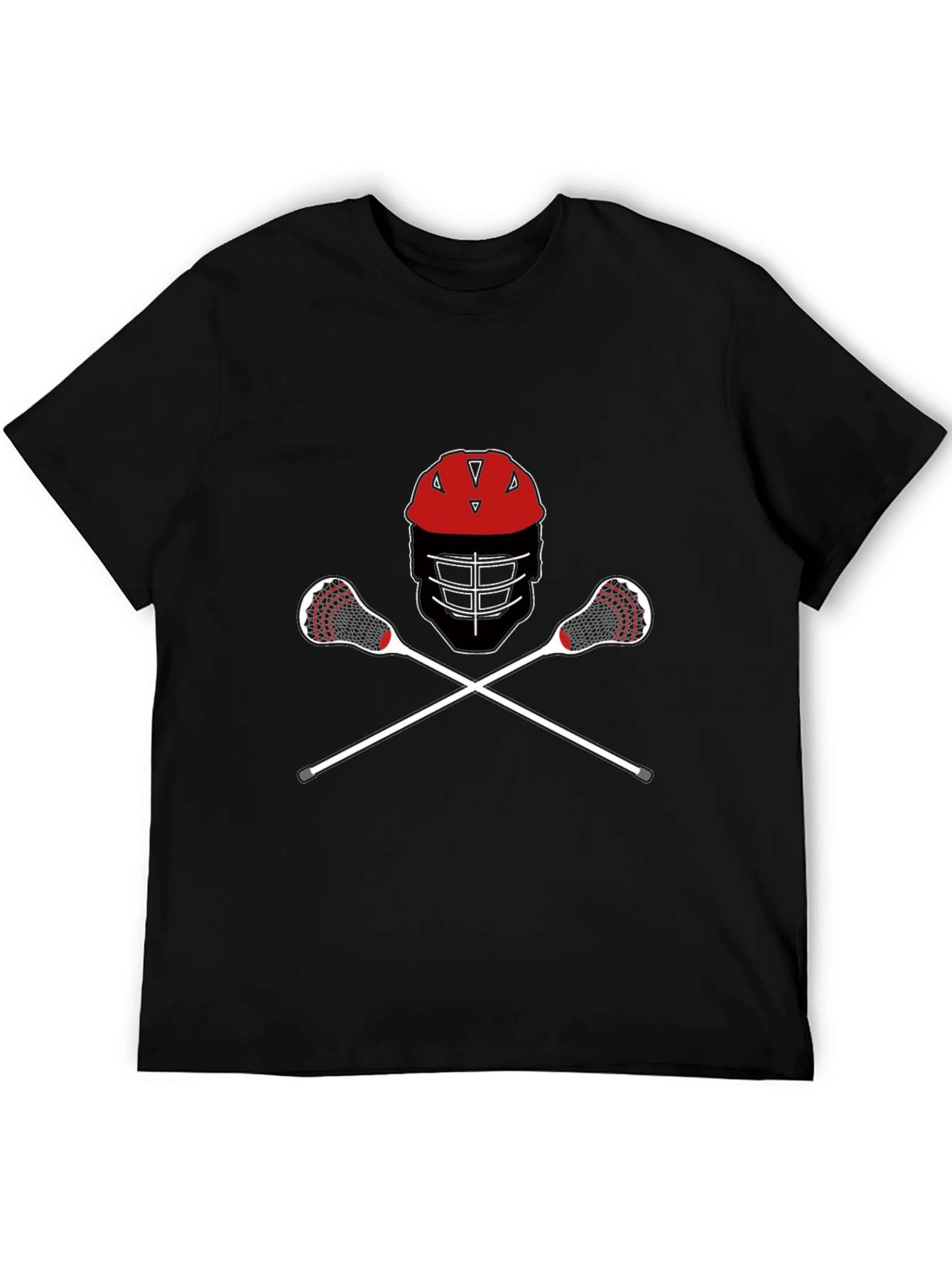 Lacrosse Helmet & Stick T-Shirt