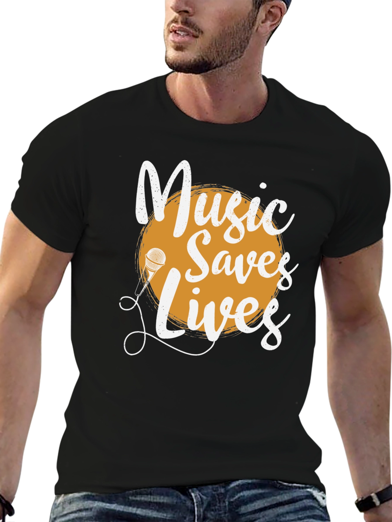 Music Saves Lives Graphic Tee