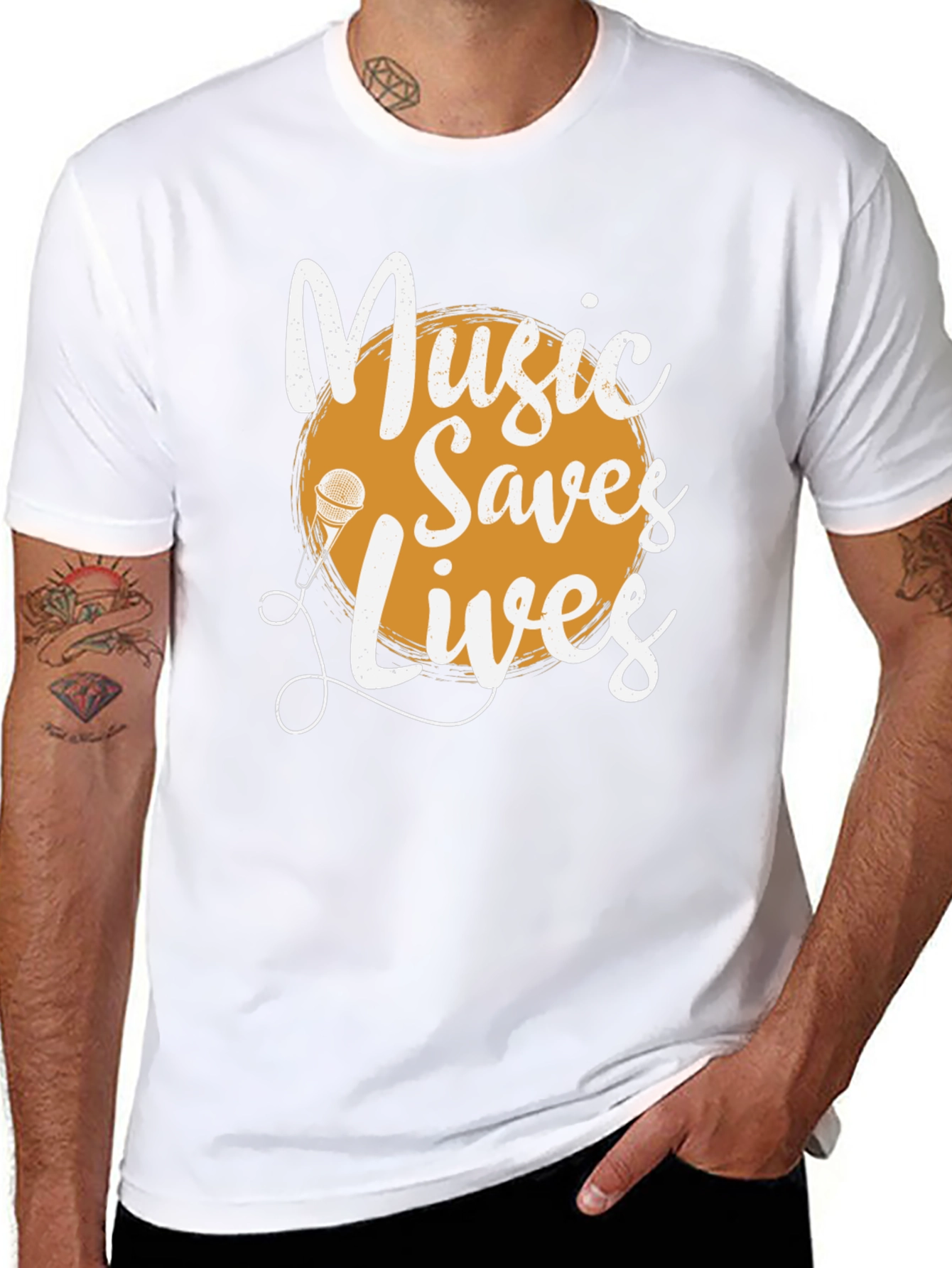 Music Saves Lives Graphic Tee