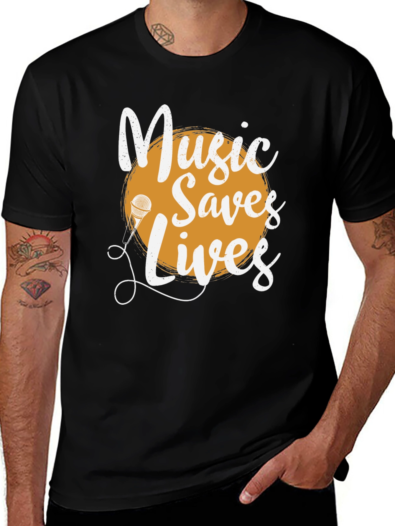 Music Saves Lives Graphic Tee