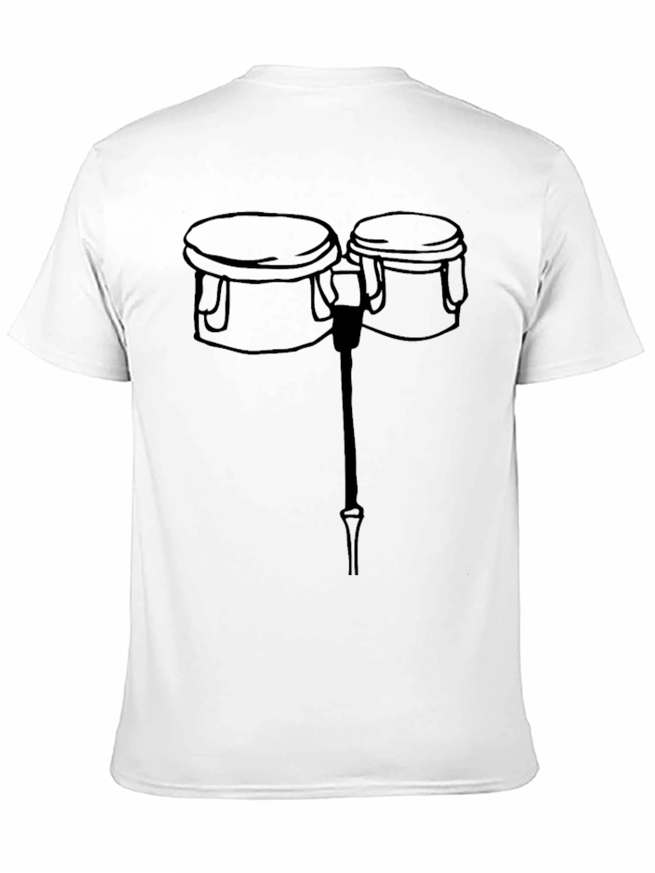 Bongo Drum Graphic Tee - Black T-Shirt