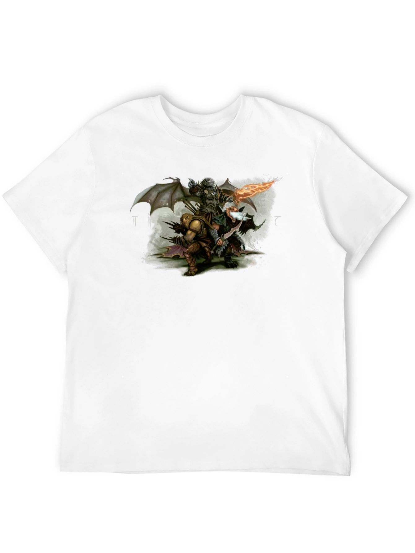 Fantasy Warriors Black T-Shirt