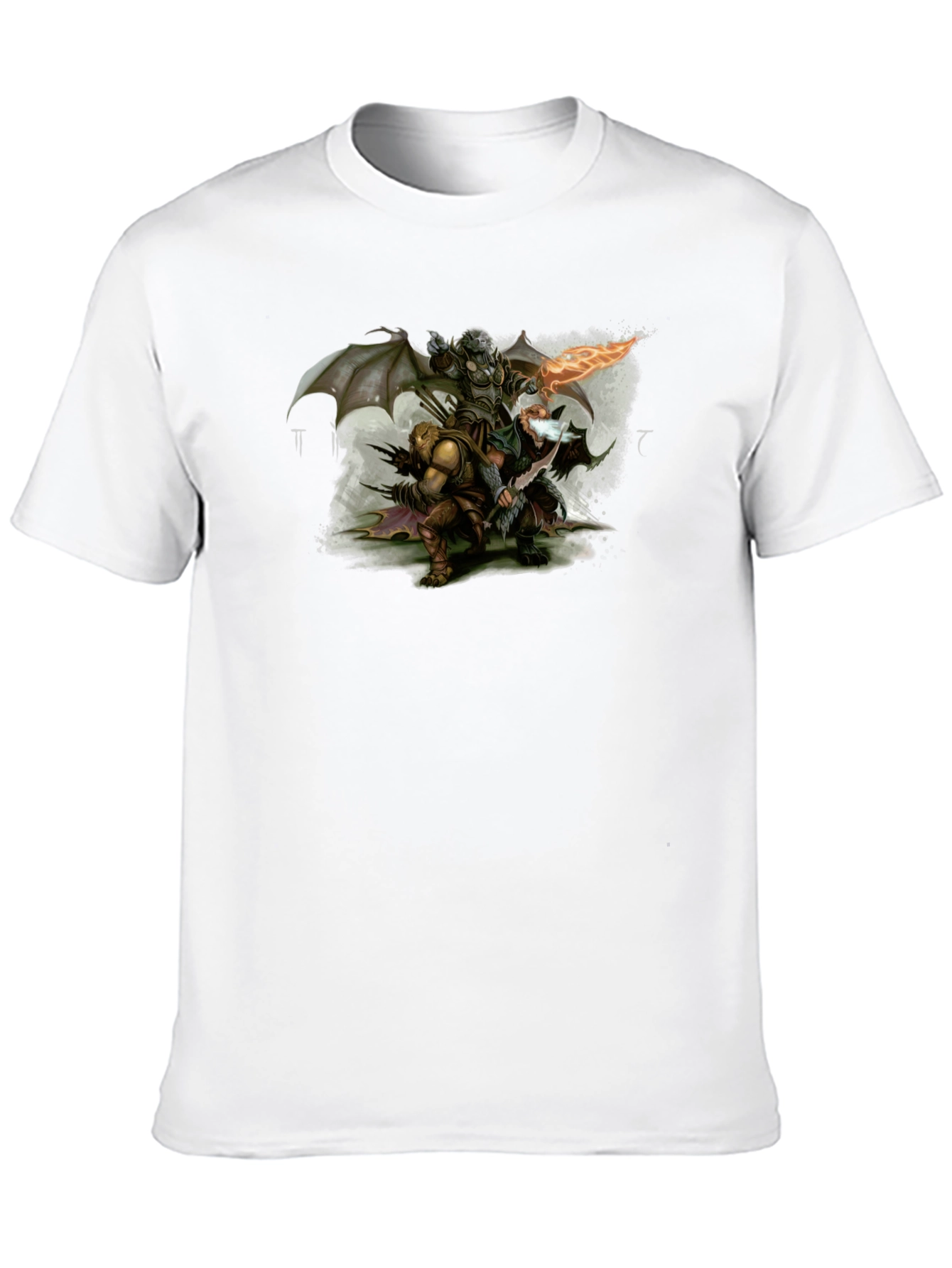 Fantasy Warriors Black T-Shirt