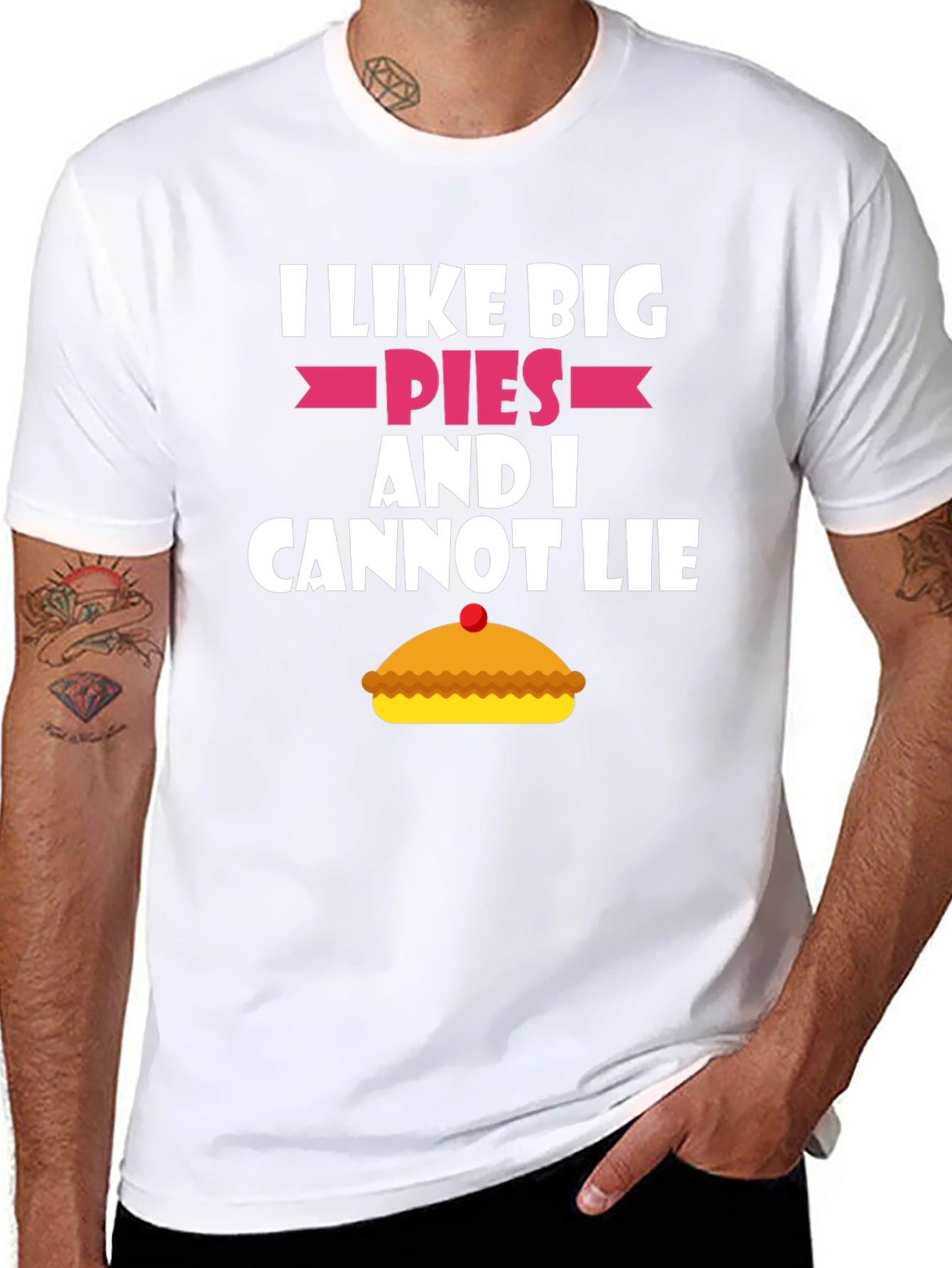 I Like Big Pies Funny Graphic T-Shirt