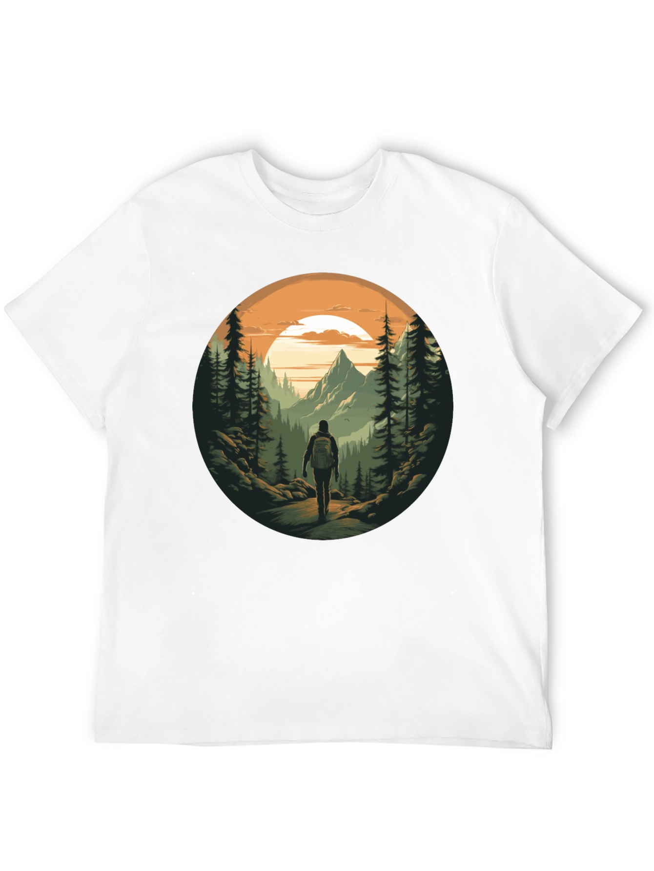 Mountain Hiker Graphic Tee - Adventure Awaits!