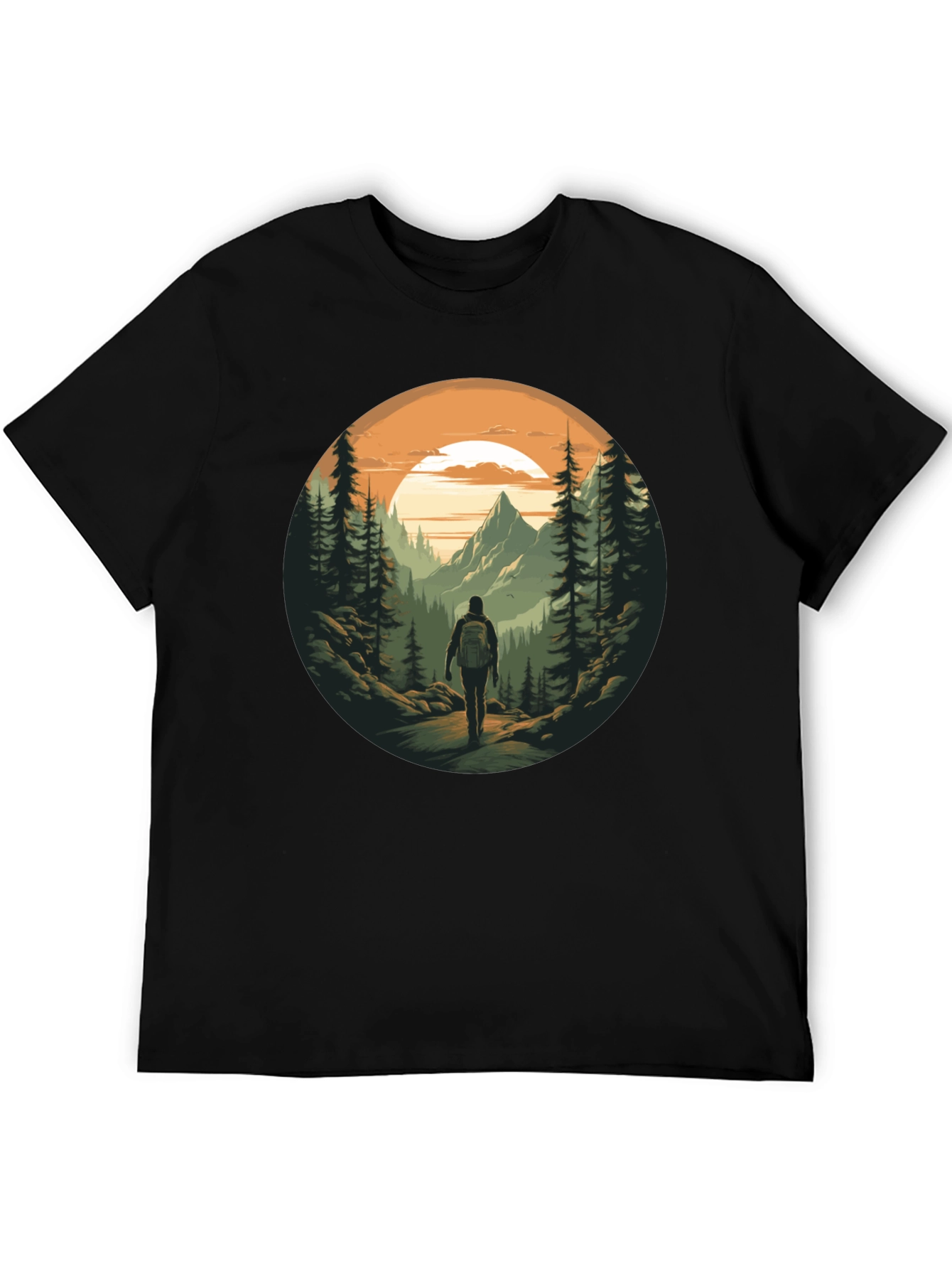 Mountain Hiker Graphic Tee - Adventure Awaits!