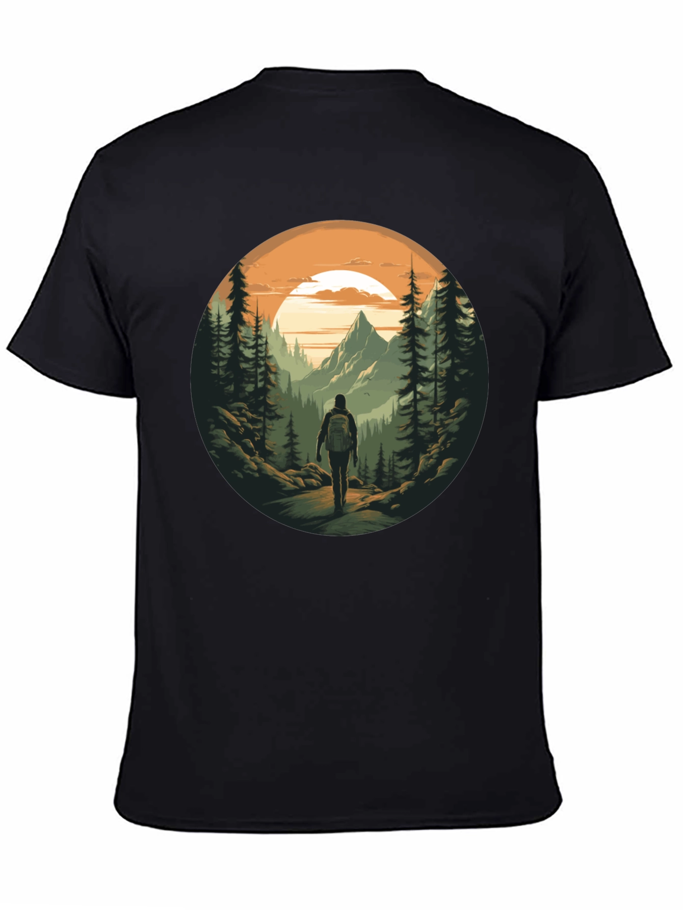 Mountain Hiker Graphic Tee - Adventure Awaits!