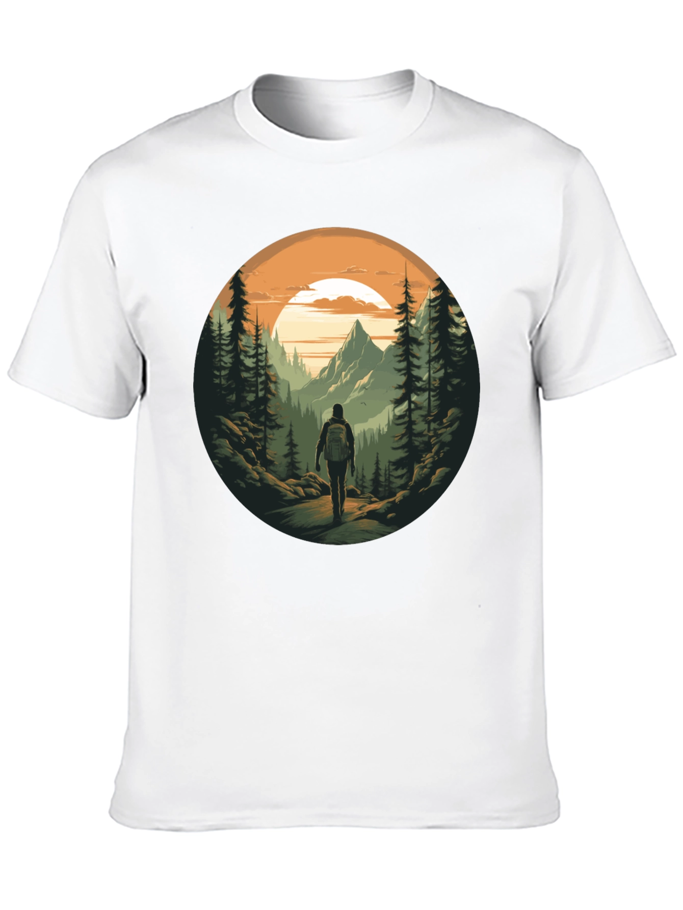Mountain Hiker Graphic Tee - Adventure Awaits!
