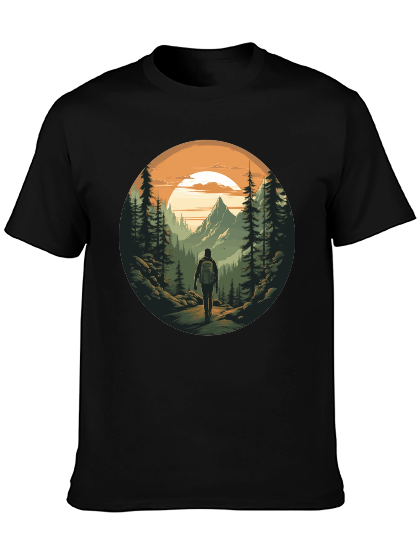 Mountain Hiker Graphic Tee - Adventure Awaits!