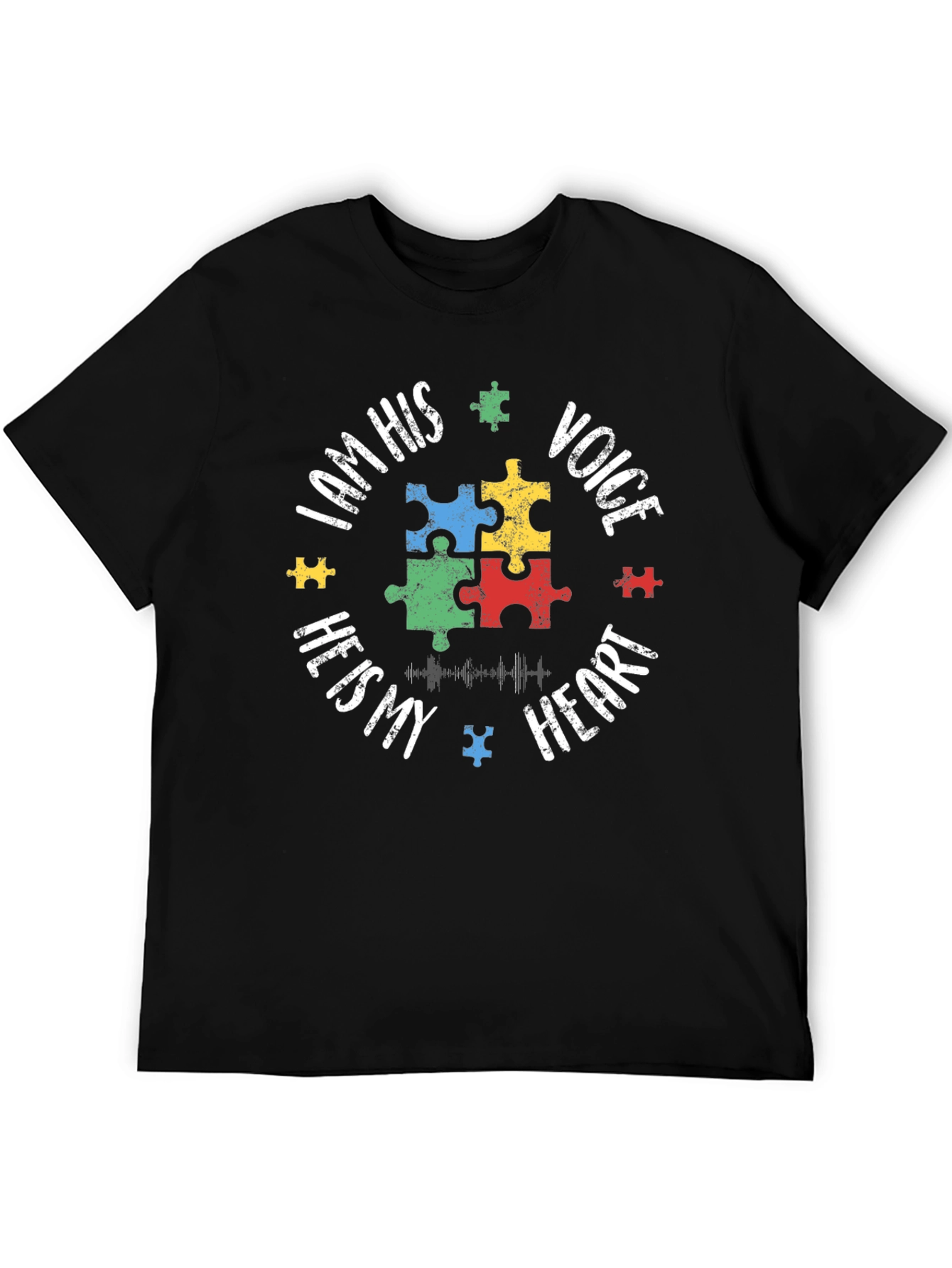 Autism Awareness Puzzle Piece T-Shirt - Voice Heart