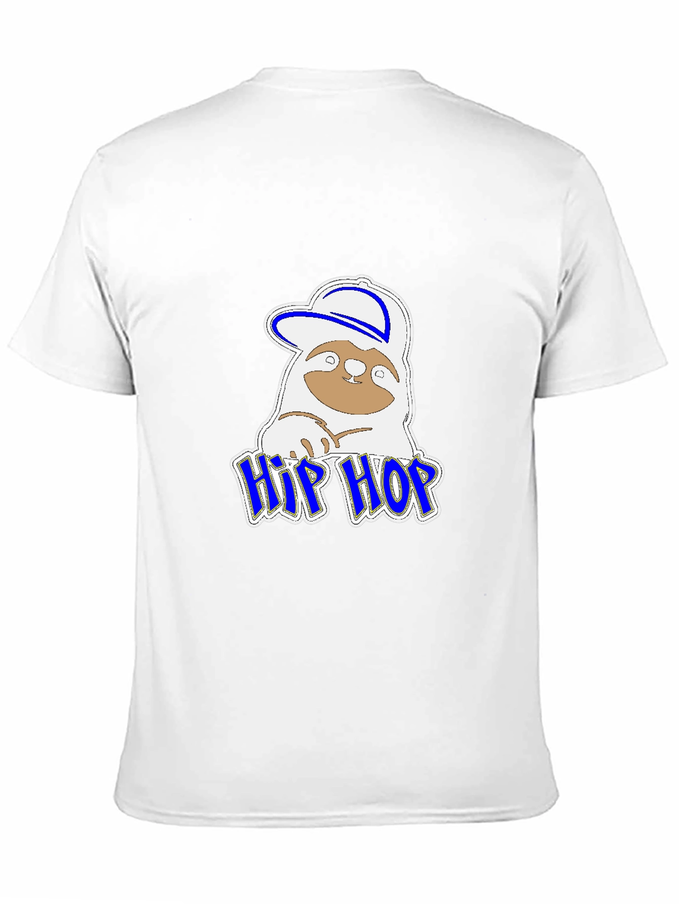 Hip Hop Sloth Graphic T-Shirt