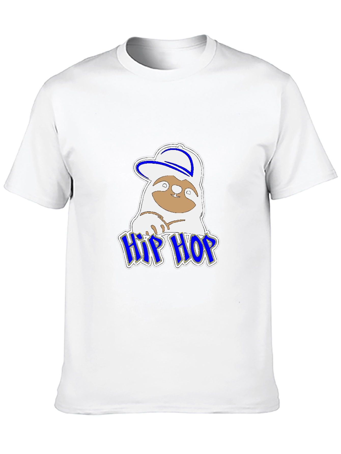 Hip Hop Sloth Graphic T-Shirt