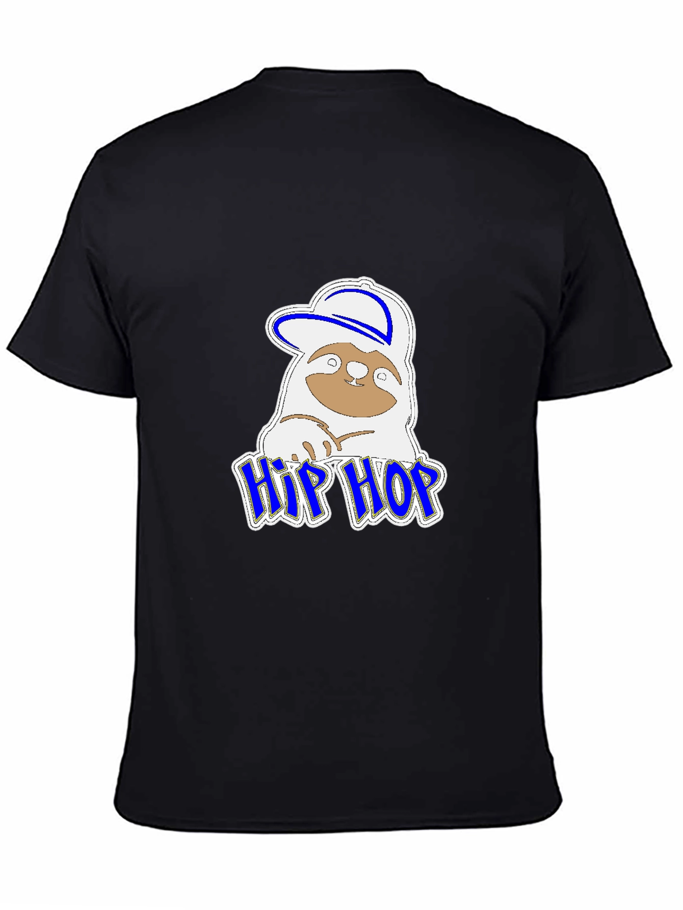 Hip Hop Sloth Graphic T-Shirt
