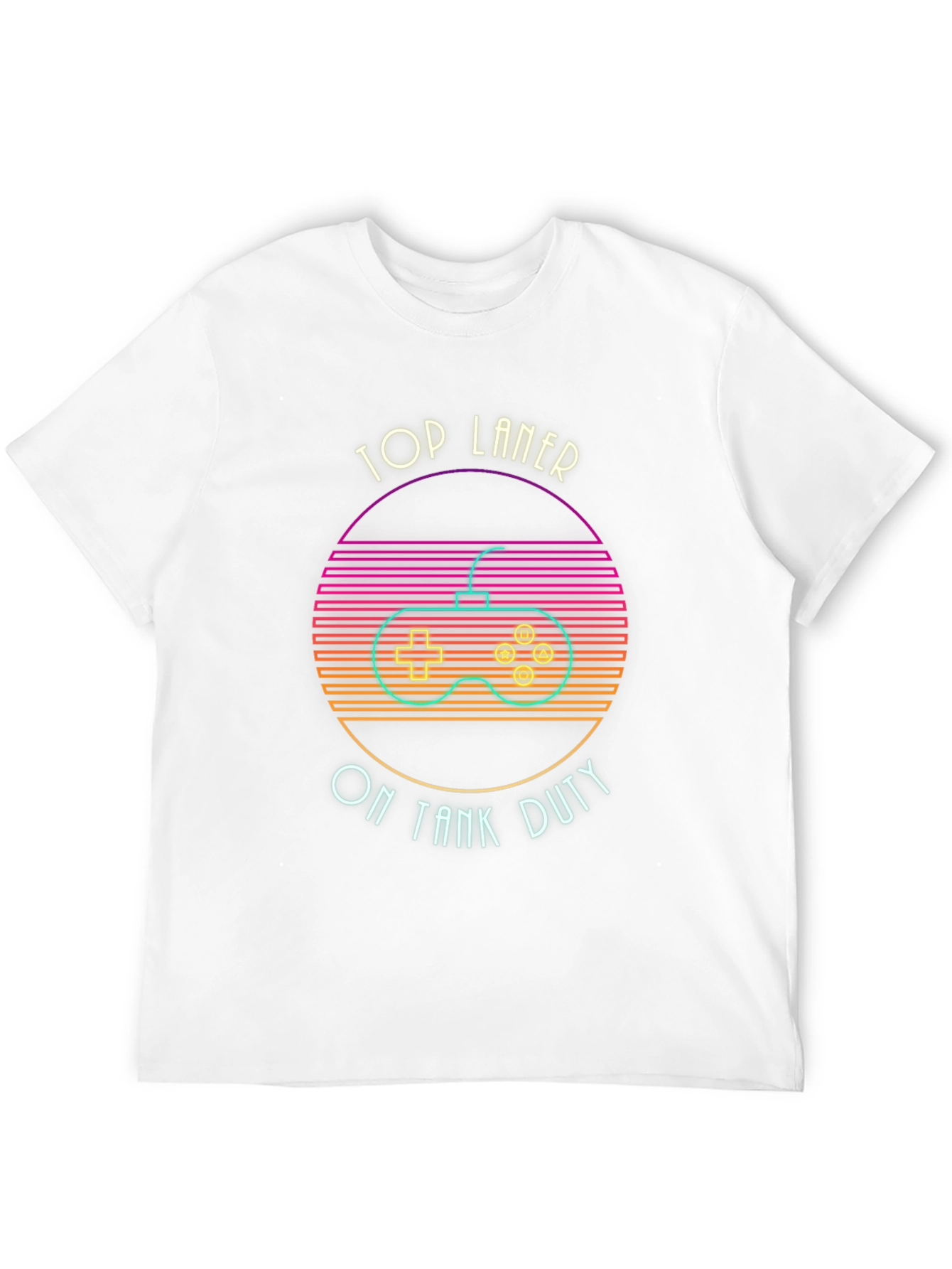 Top Laner On Tank Duty Black T-Shirt