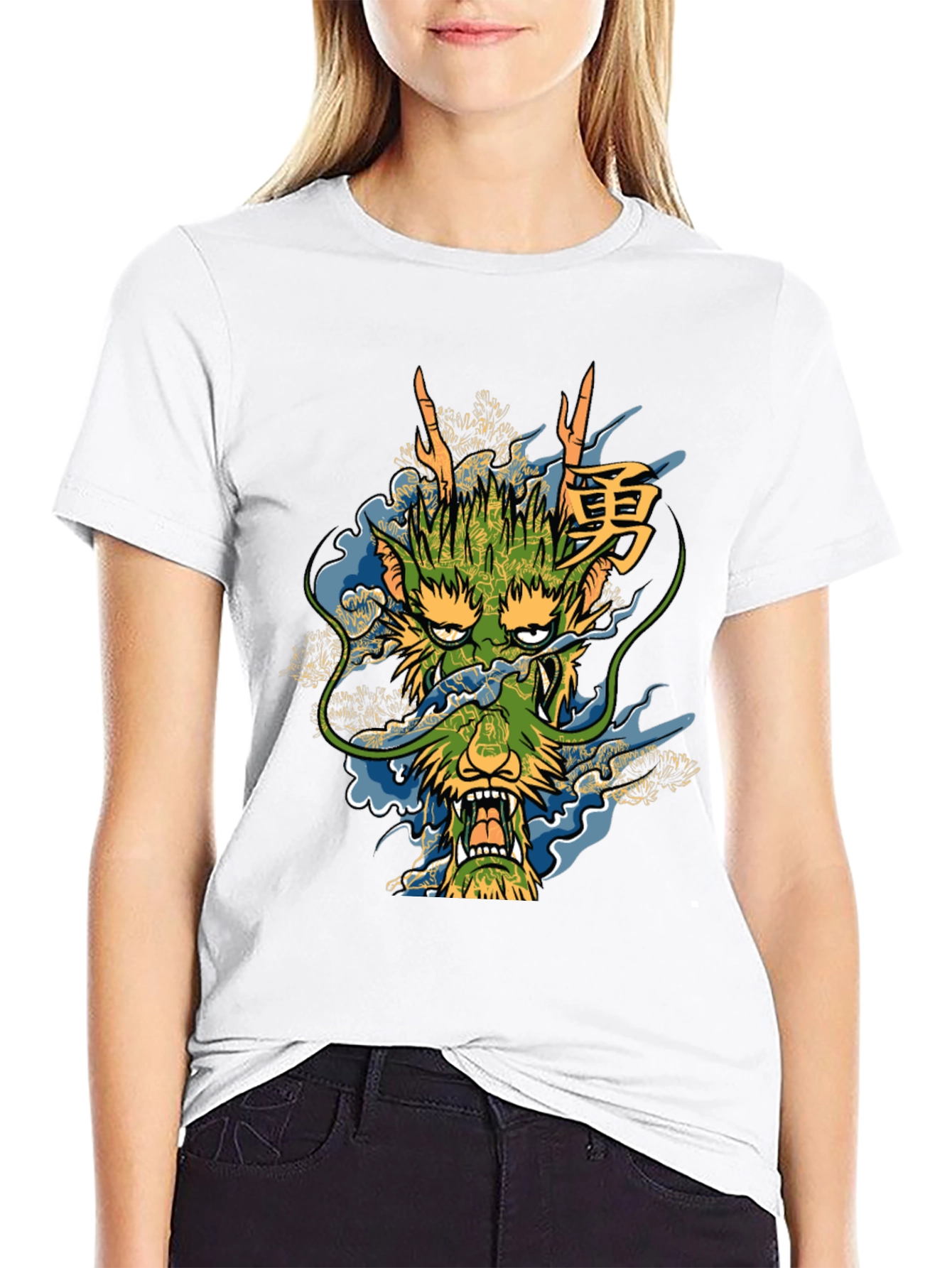 Dragon Graphic Tee - Unique Asian Style Design