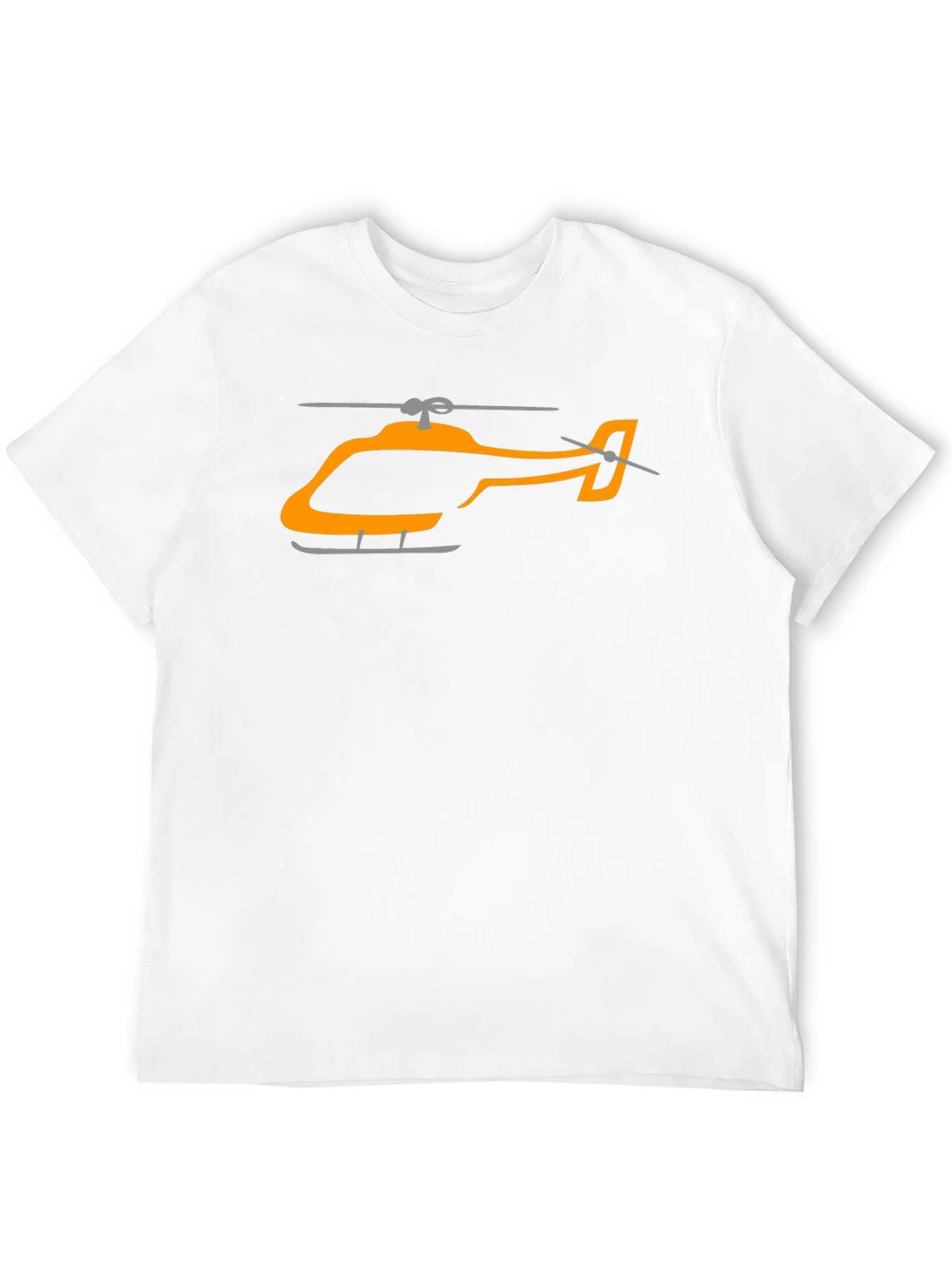 Helicopter Graphic T-Shirt - Modern Aviation Tee