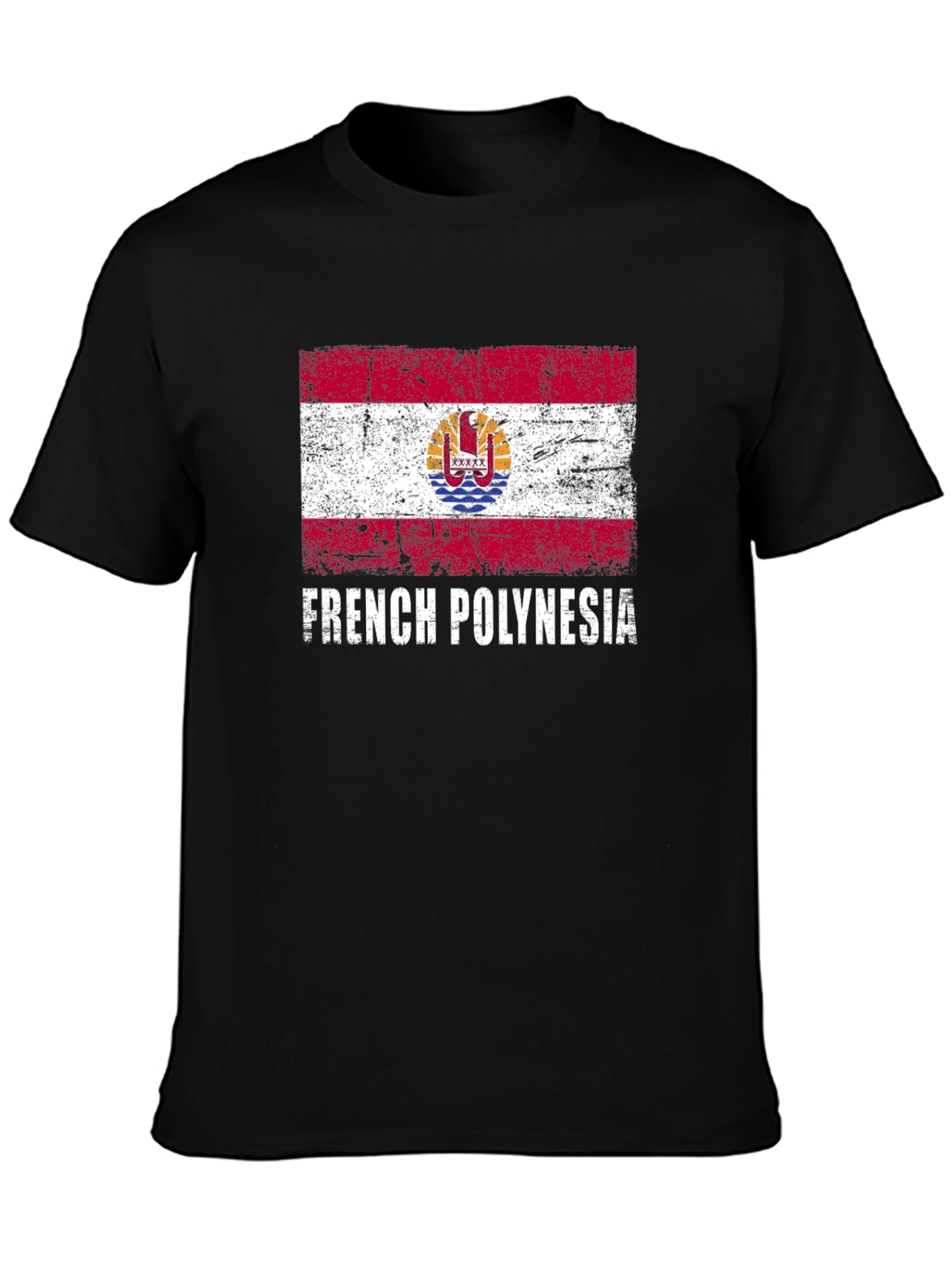 French Polynesia Flag Graphic Tee