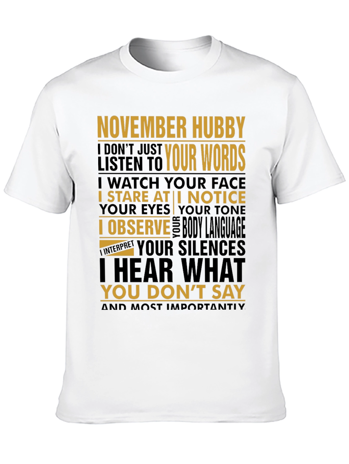 November Hubby T-Shirt