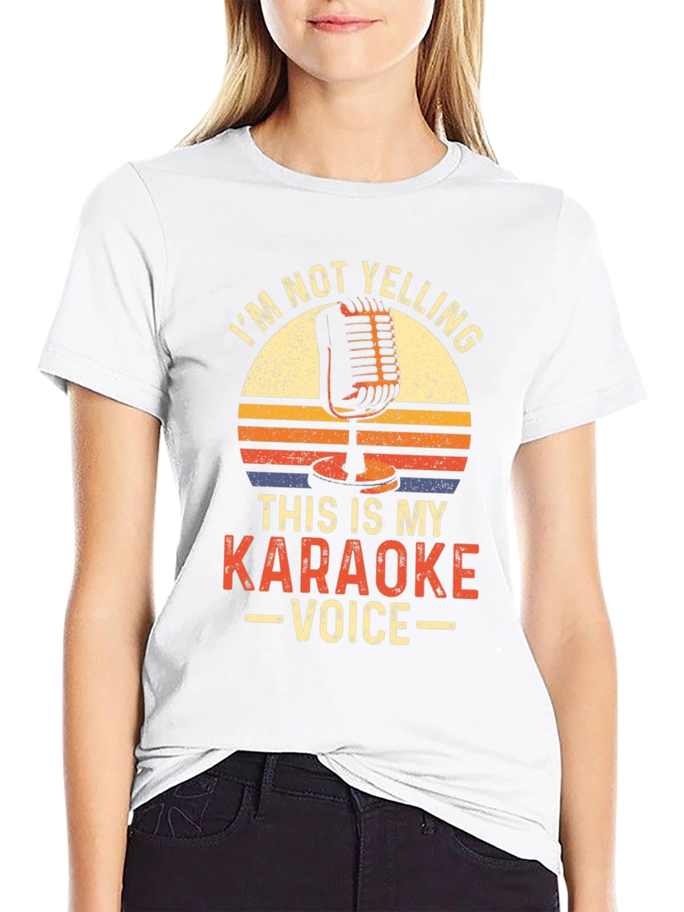 Karaoke Voice T-Shirt - Funny Music Lover Tee
