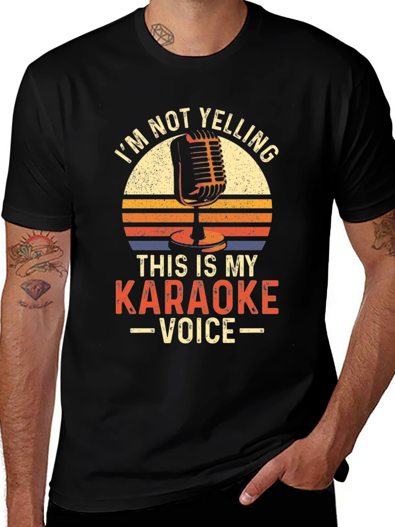 Karaoke Voice T-Shirt - Funny Music Lover Tee