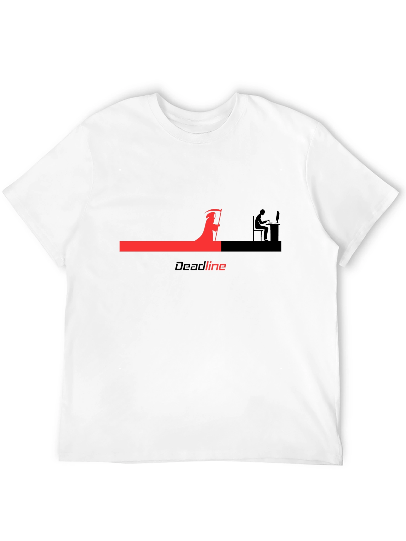 Deadline Reaper Graphic T-Shirt - Black Cotton Tee