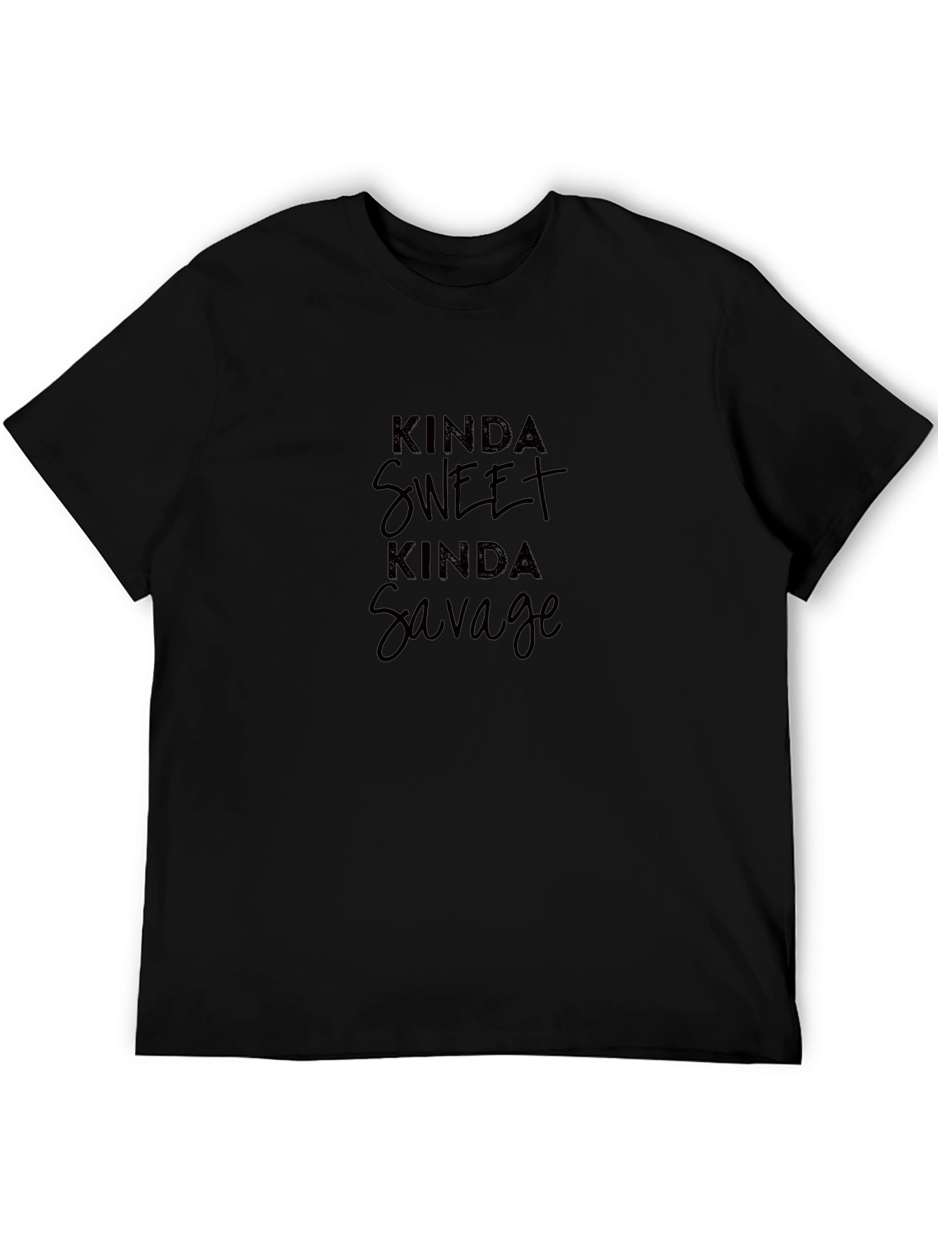 Kinda Sweet Kinda Savage Black T-Shirt