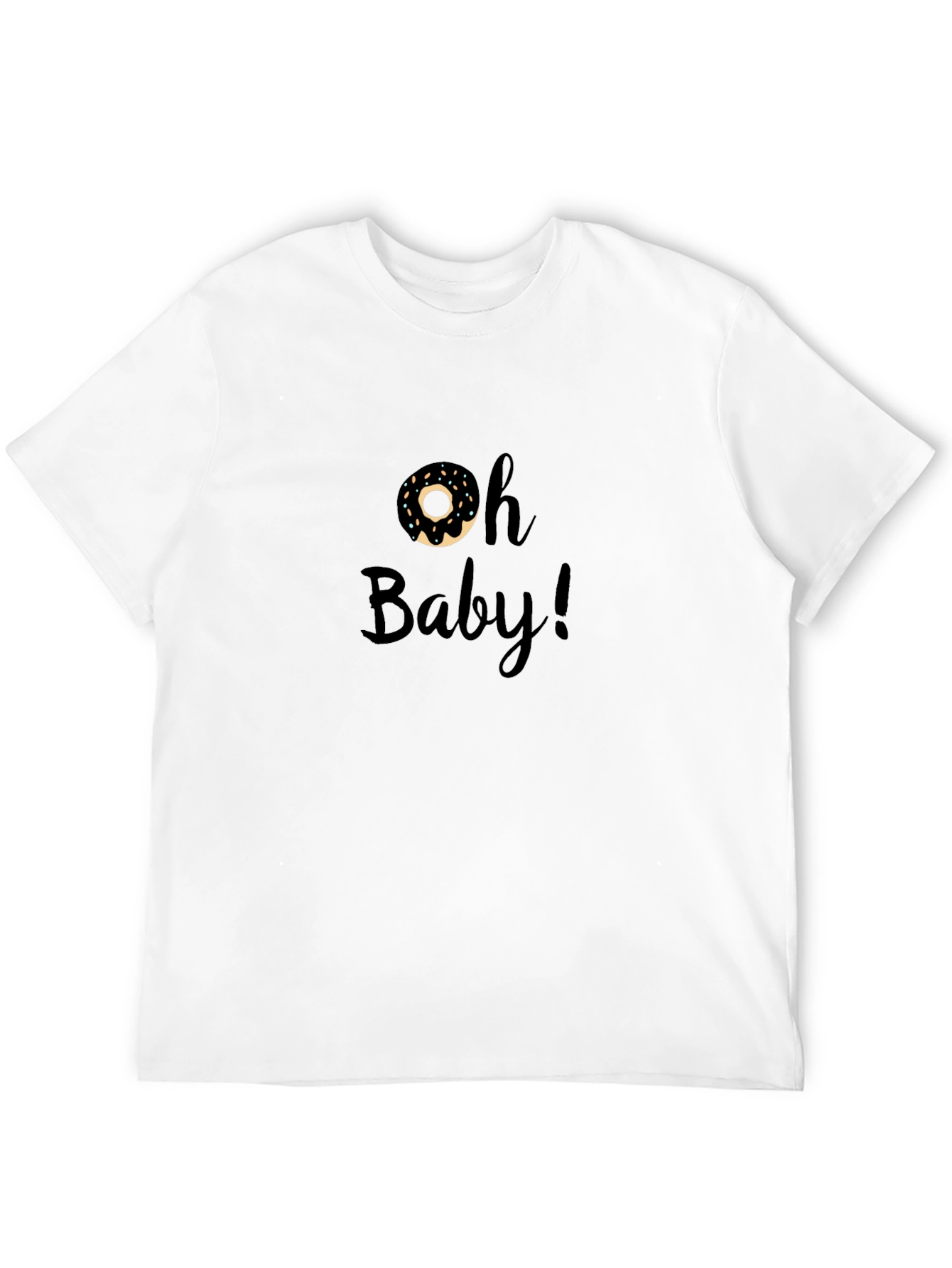 Oh Baby! Donut Graphic Tee - Black